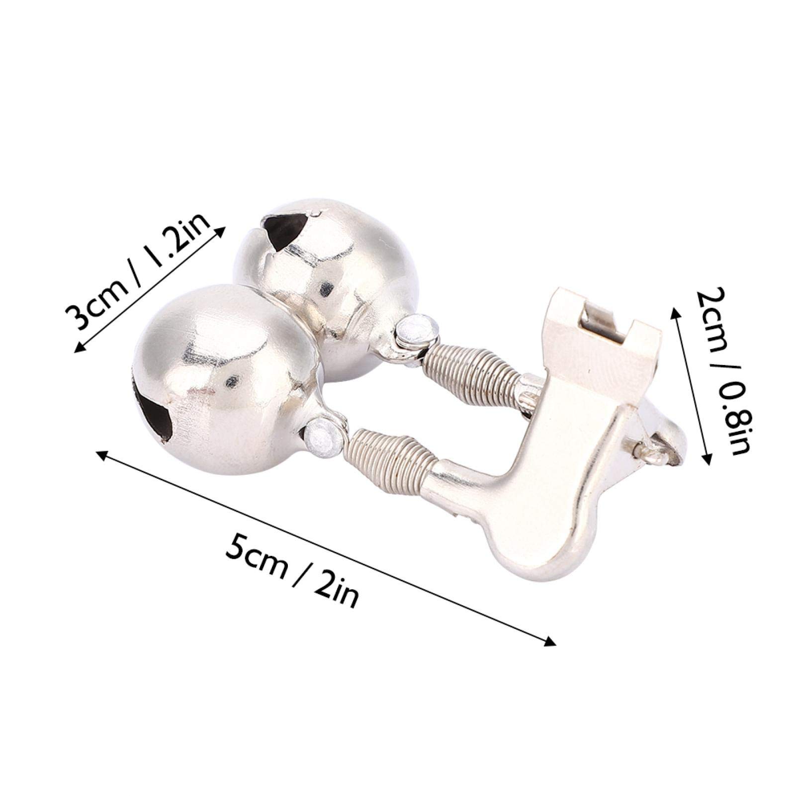 Kuuleyn campanello pesca doppia campana acciaio 50 mm