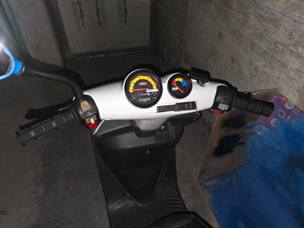 Hapivida Manopole Manubrio Moto 22 mm Nero Gomma Antiscivolo