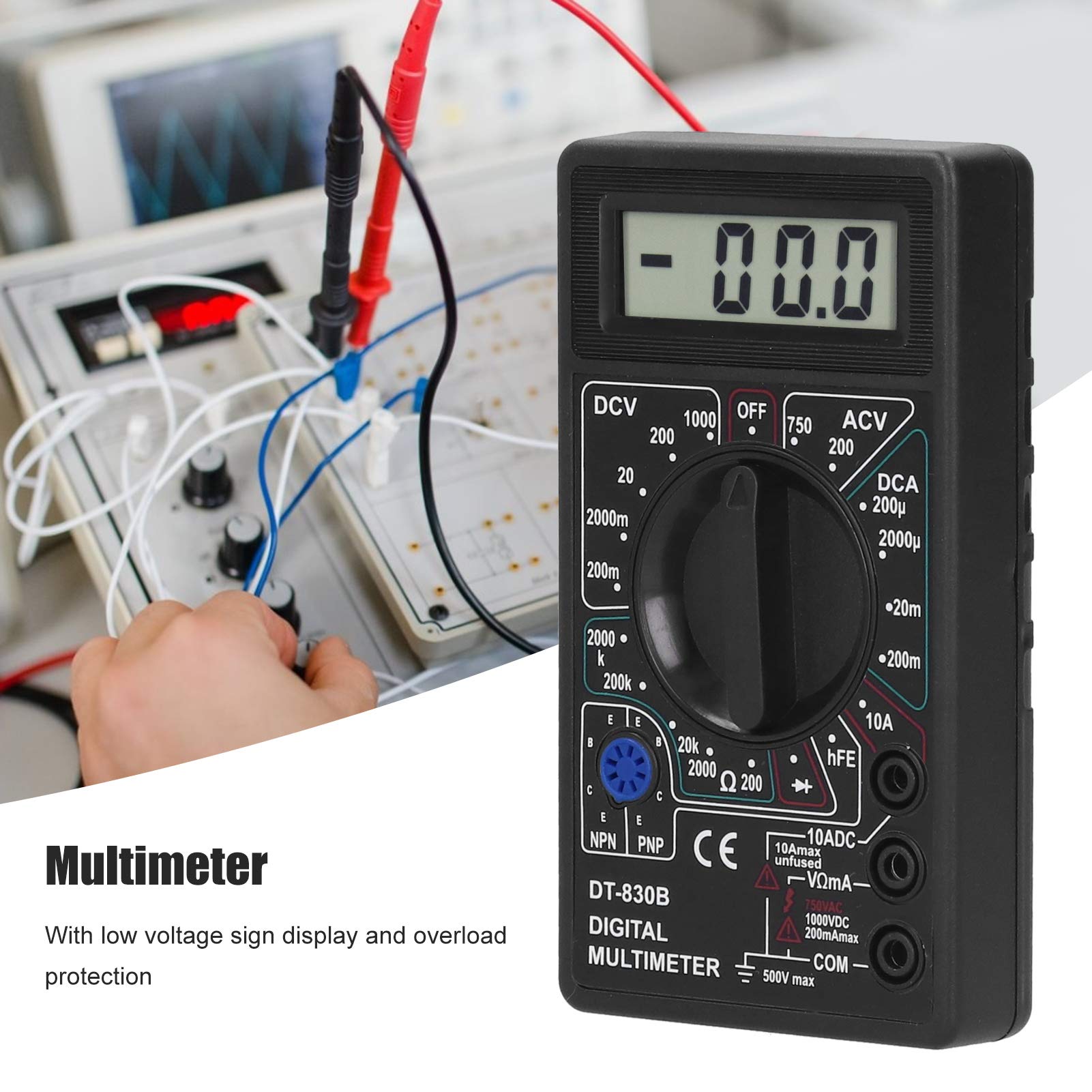 Kuuleyn DT830B Multimetro Digitale Portatile 200-500V