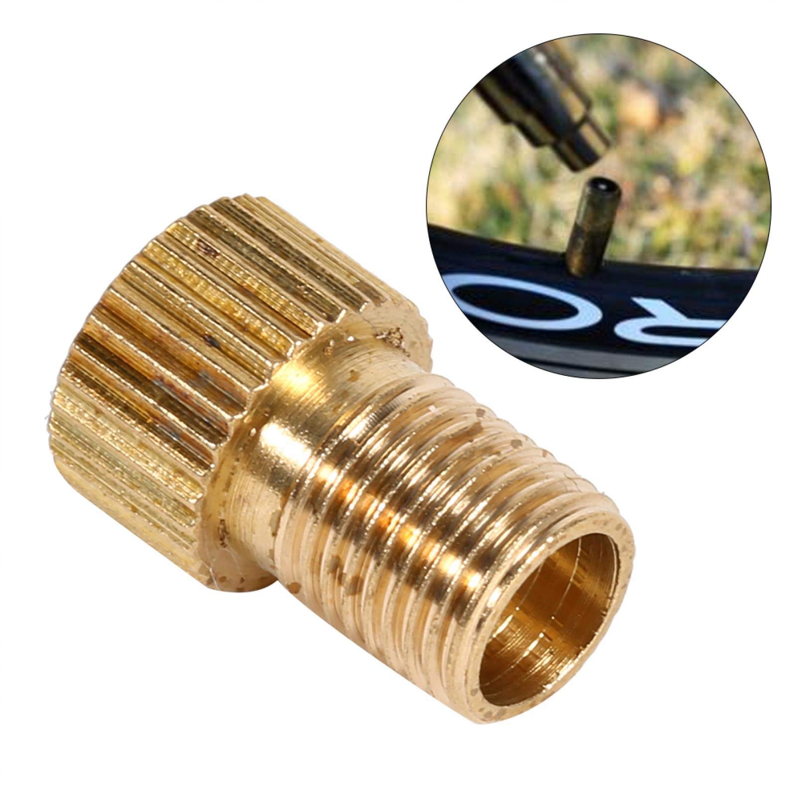 Kuuleyn Adattatore Valvola Bici Presta-Schrader Oro 1pz