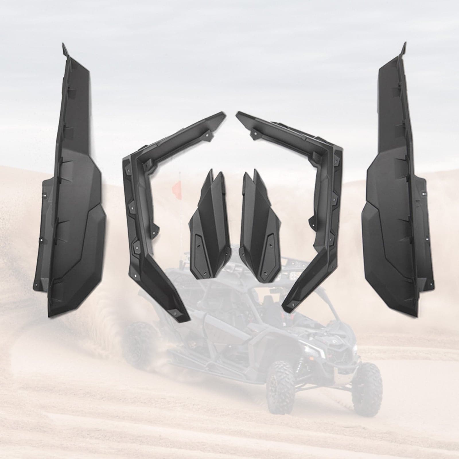 KEMIMOTO Parafanghi Allargati Can-Am Maverick X3 4pz