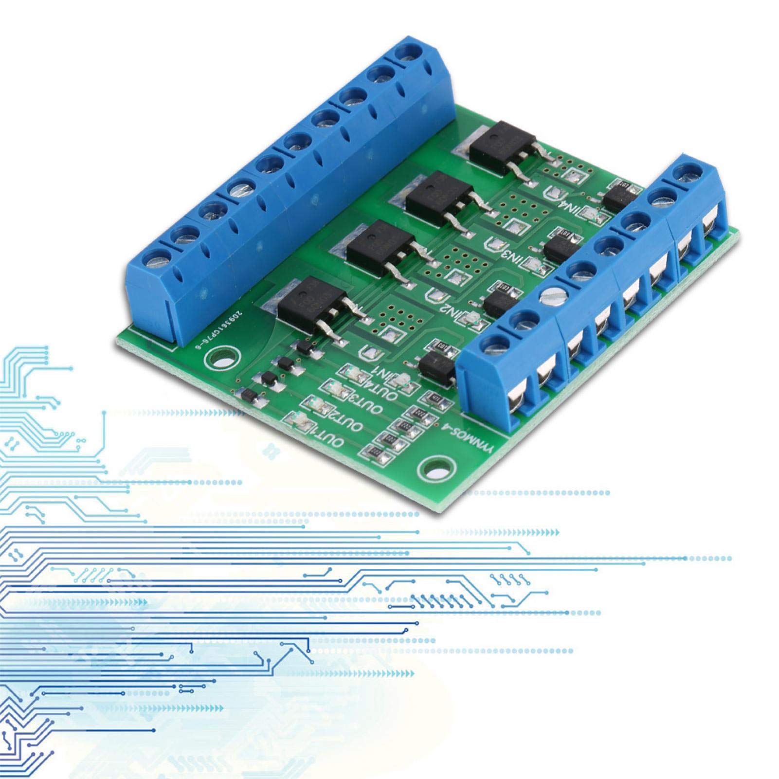 Kuuleyn Modulo MOSFET 4 Canali 10A PWM PLC