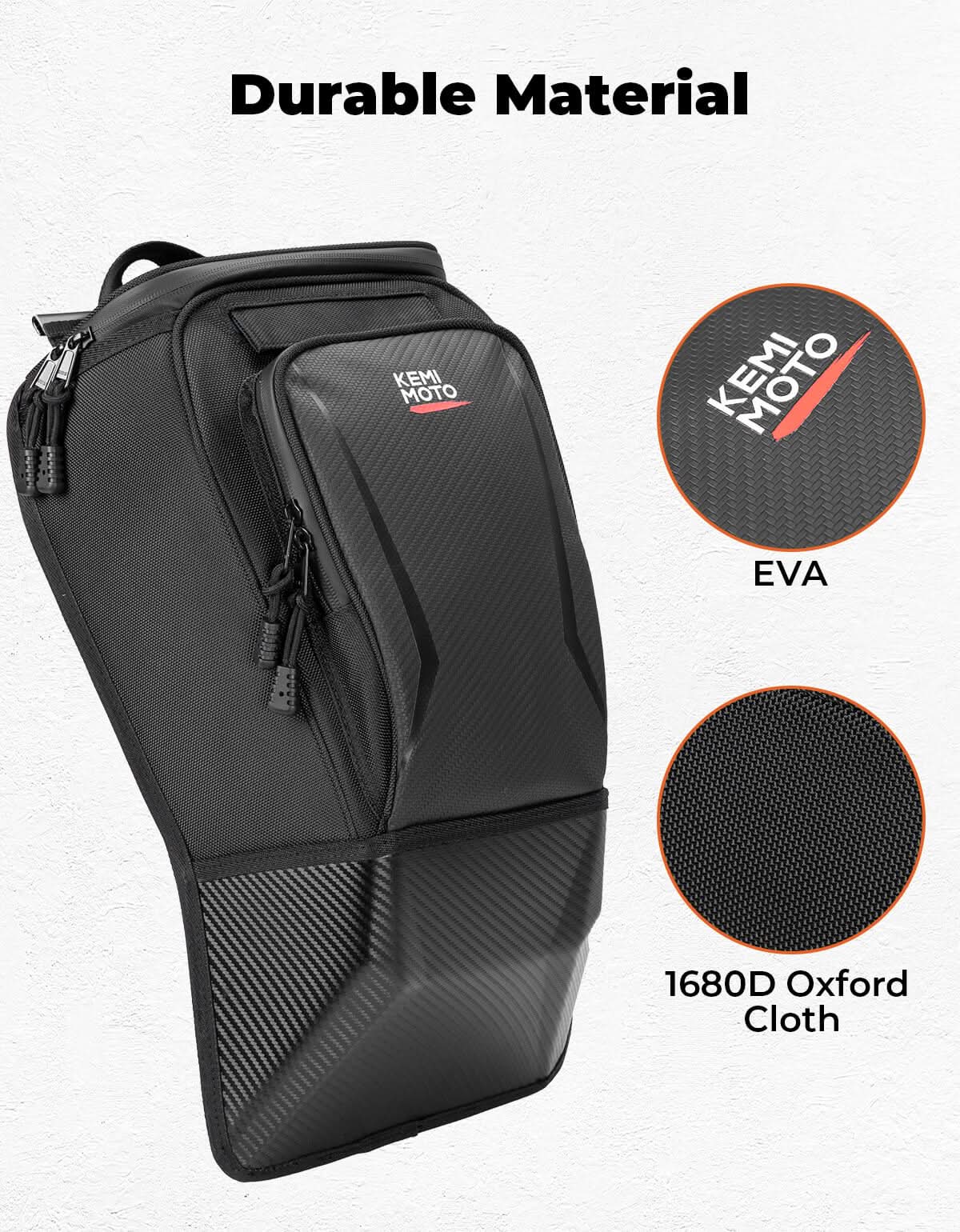 KEMIMOTO Maverick X3 Borsa Centrale con Doppia Idratazione