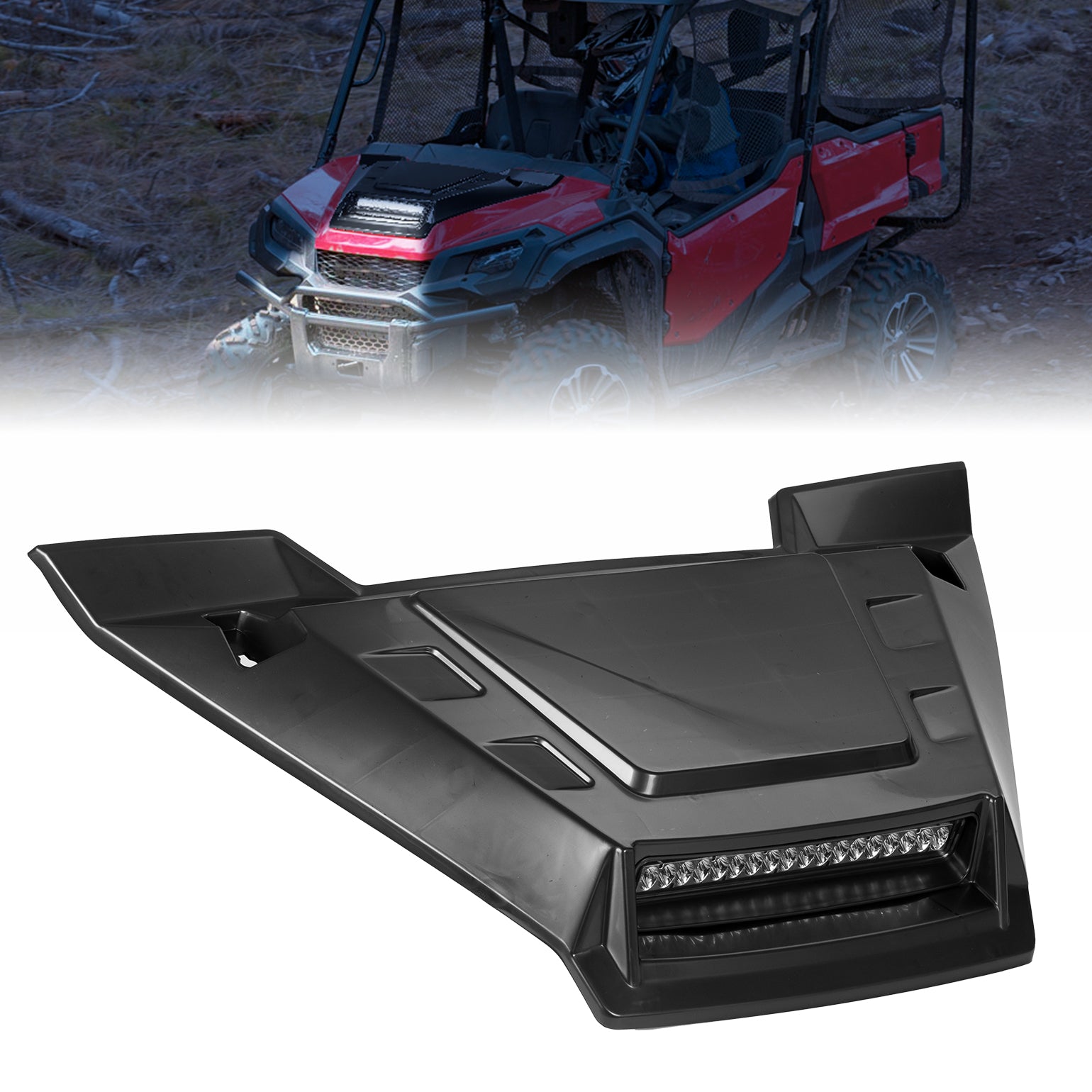 KEMIMOTO Pioneer 1000 presa aria cofano LED 2500 lumen