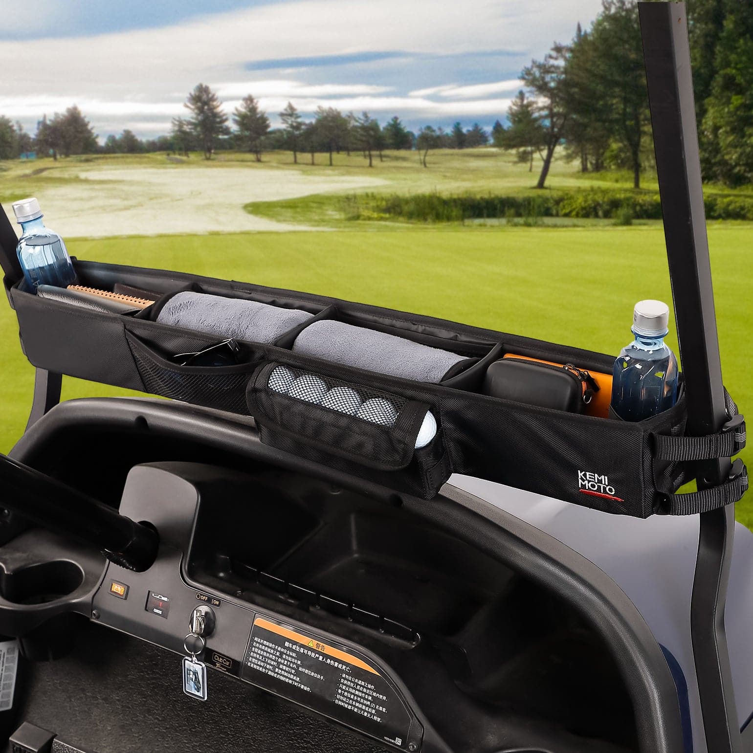 KEMIMOTO Front Storage organizer golf cart 845 mm 9,7L