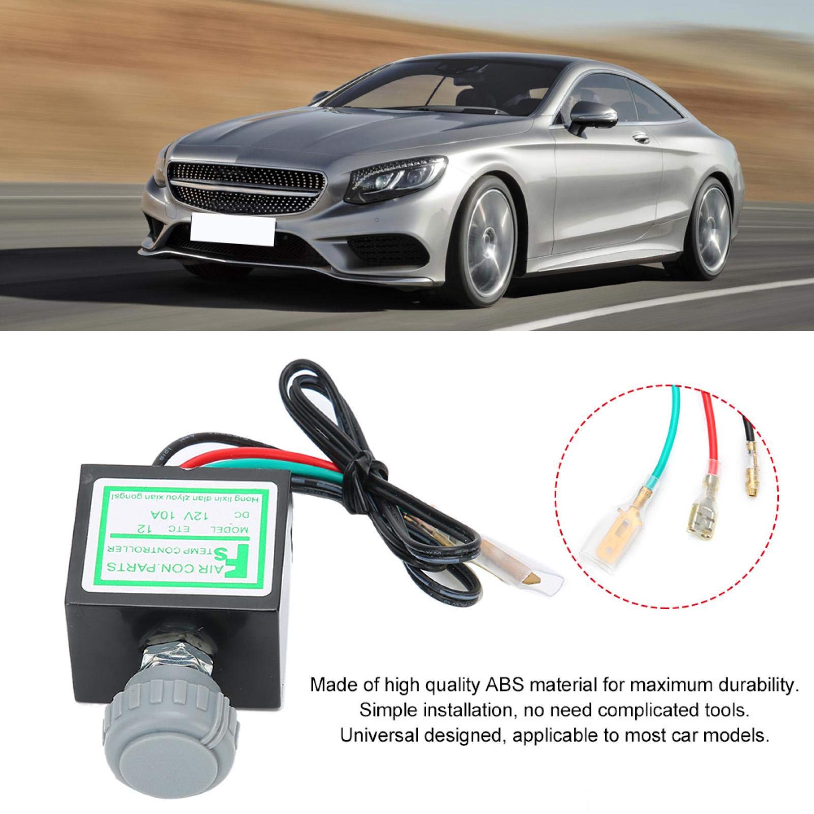 Kuuleyn 12V Termostato Condizionatore Auto 10A ABS 1pz