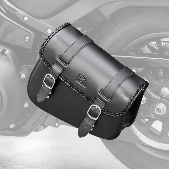 KEMIMOTO borsa forcellone moto sinistra 6L Softail Sportster S