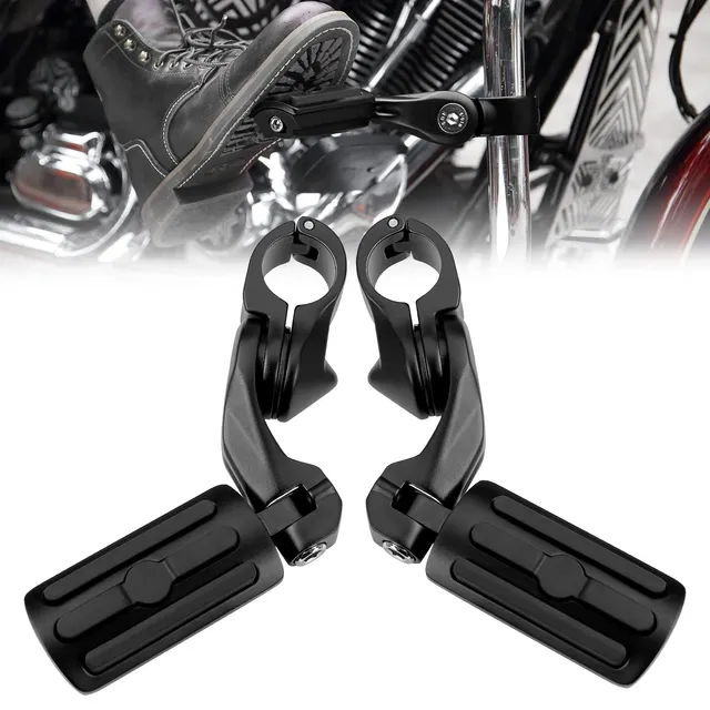 KEMIMOTO Touring pedane moto highway pegs gomma antiscivolo