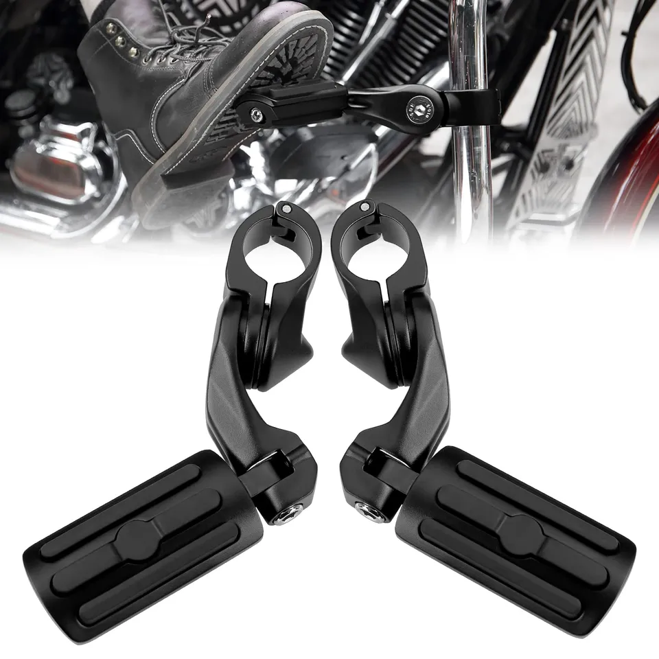 KEMIMOTO Touring pedane moto highway pegs gomma antiscivolo