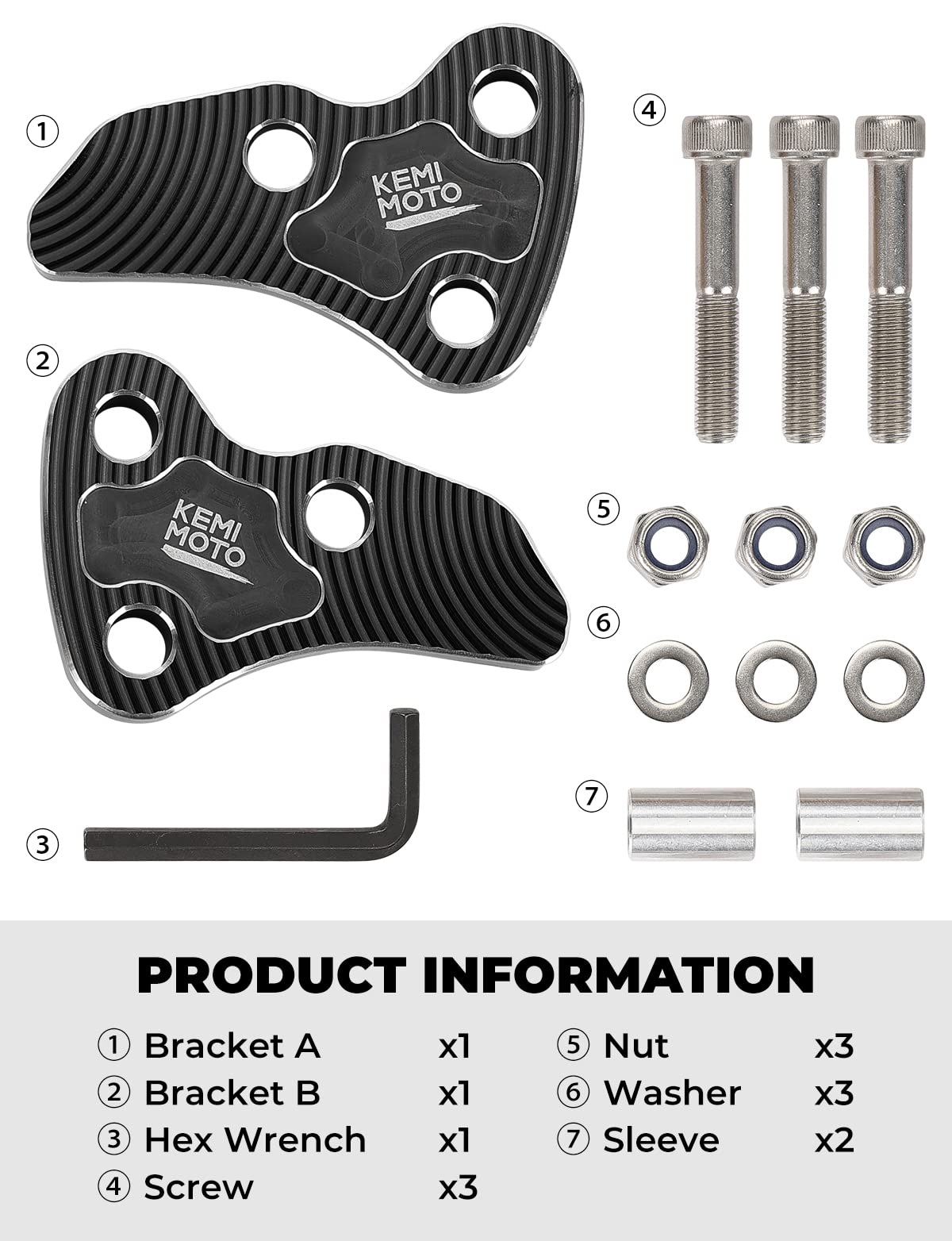 KEMIMOTO Kit Abbassamento Grom MSX125 Ammortizzatore 63mm
