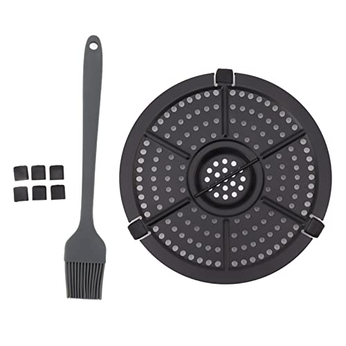 Kuuleyn Piastra Griglia Friggitrice ad Aria 16 cm Antiaderente