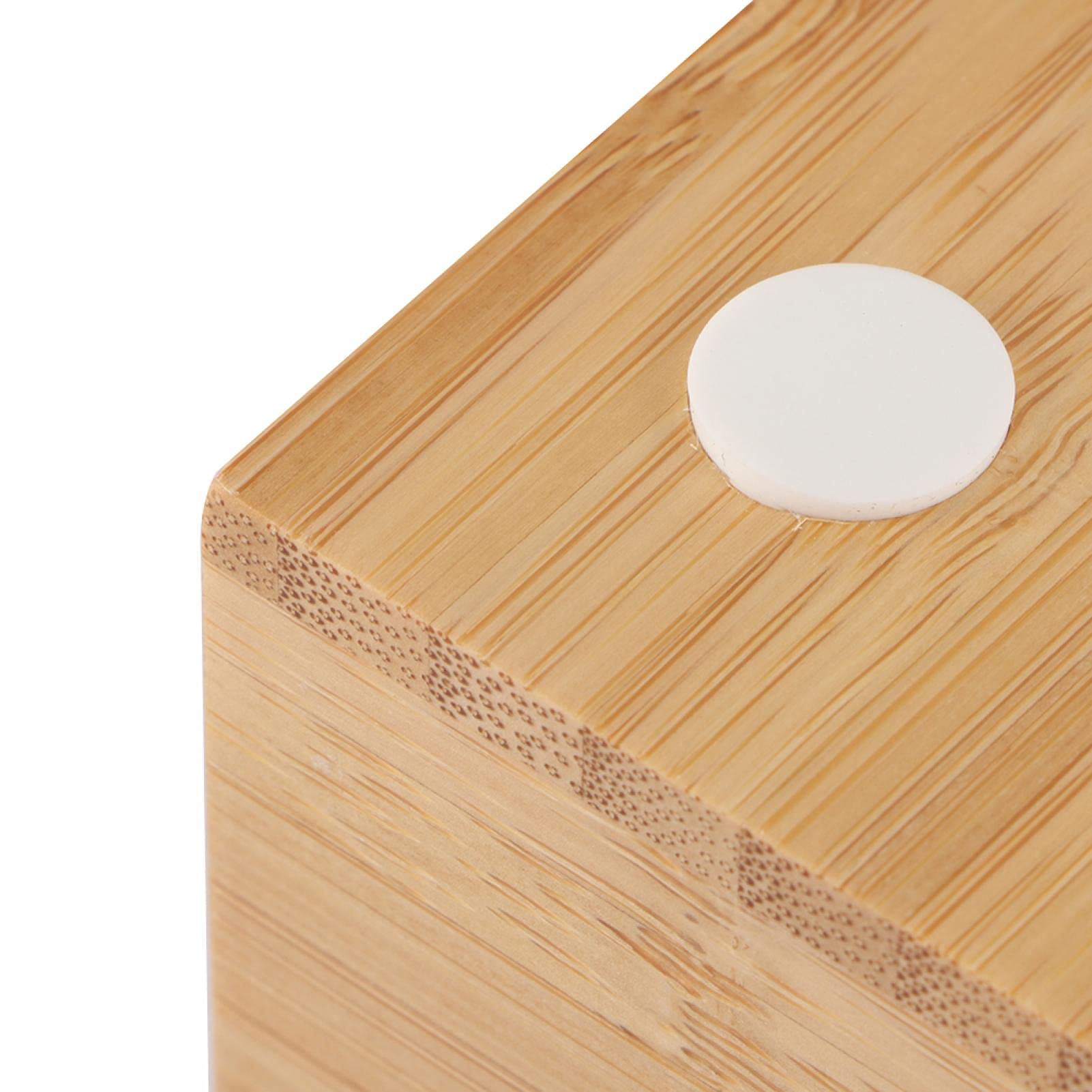 Kuuleyn Organizer Scrivania Bambù Porta Cellulare Orologio