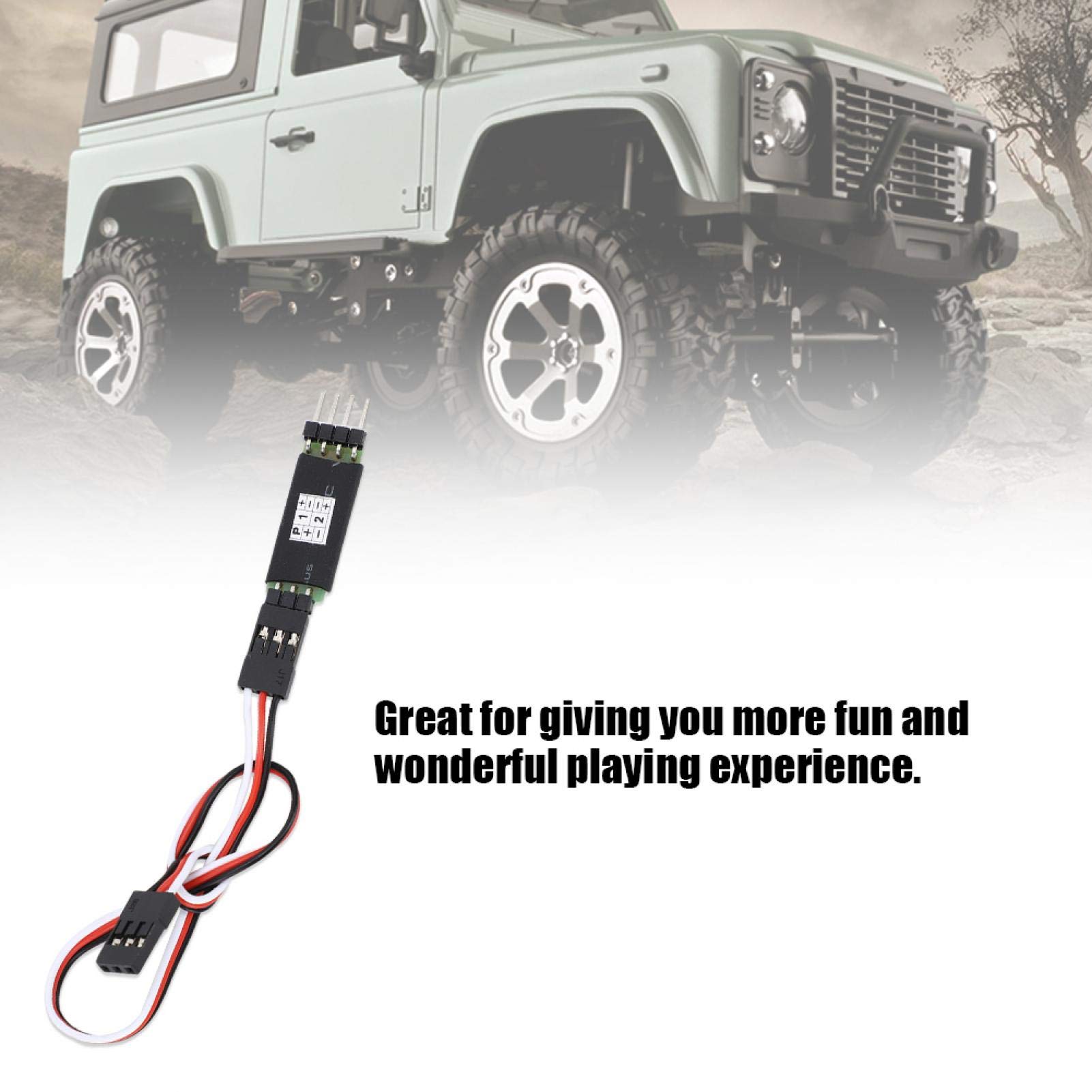 Kuuleyn Interruttore RC terzo canale per luci auto RC plastica