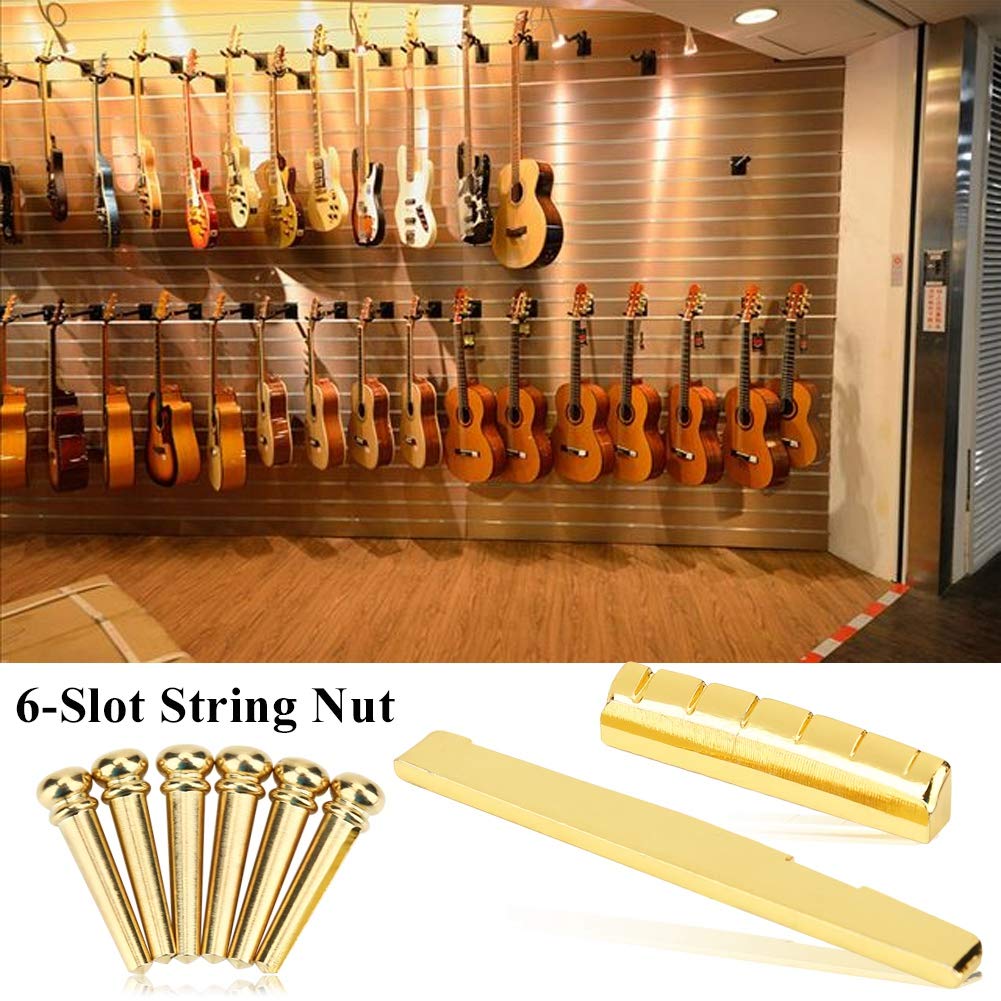 Kuuleyn Sella Dado Ponte Chitarra Ottone 6 Corde