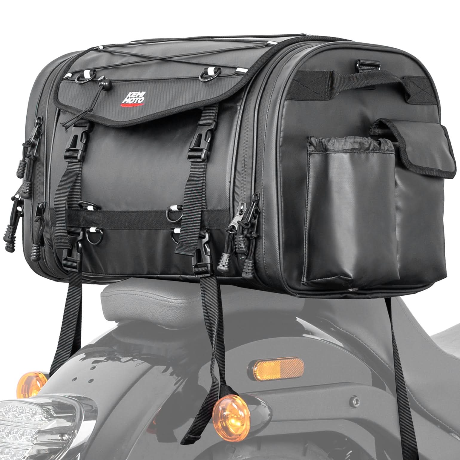 KEMIMOTO Borsa Moto 60L Impermeabile da Sella