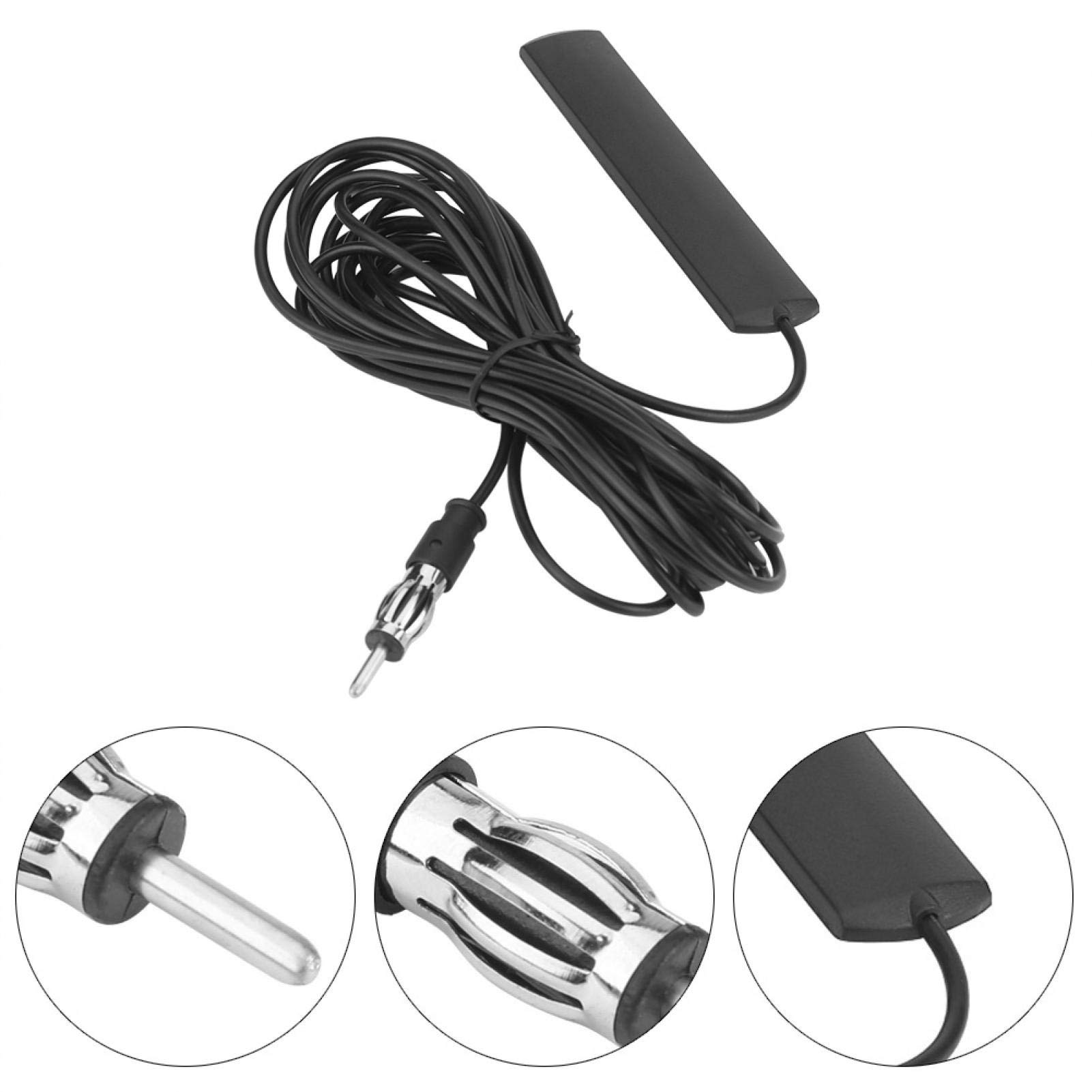 Kuuleyn ANT-309 Antenna Autoradio FM Parabrezza Cavo 5 m