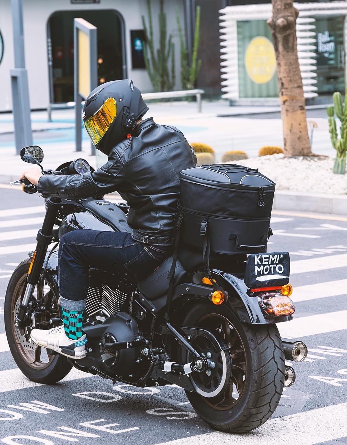 Kemimoto Borsa Codone Moto 25-45L Espandibile Impermeabile