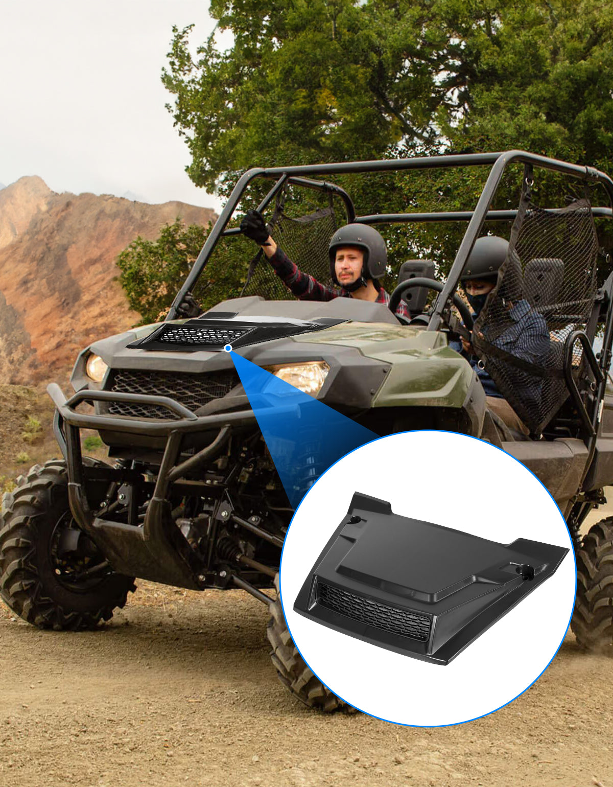 Kemimoto Pioneer 700 Presa Aria Cofano 2014-2024