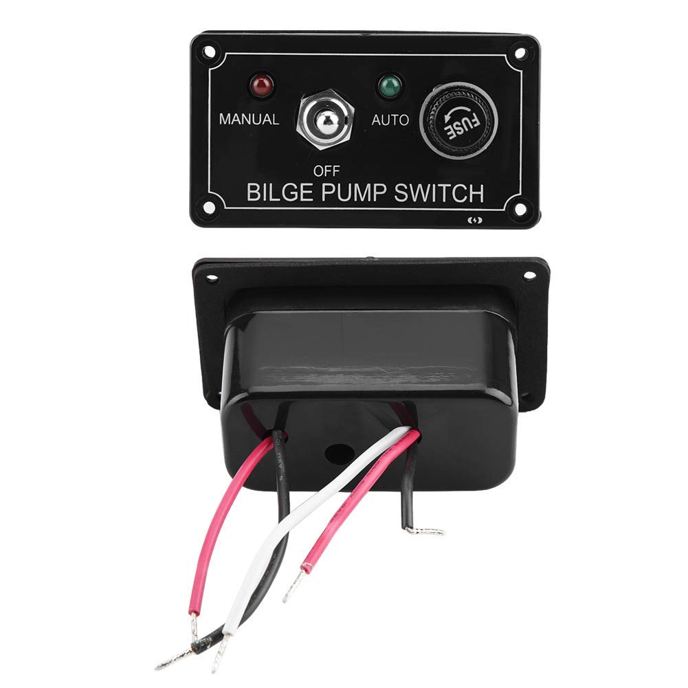 Kuuleyn S3653 Pannello Interruttori Barca 12V Nero