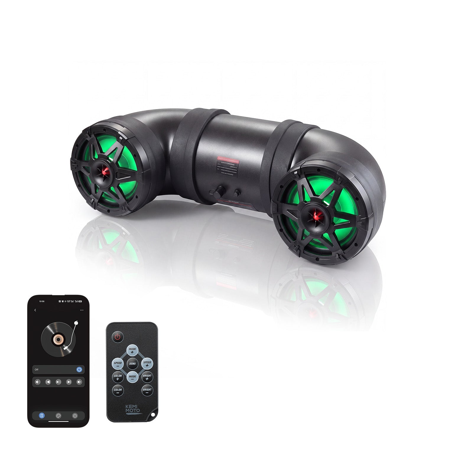 Kemimoto ATV soundbar bluetooth 6,5 pollici RGB