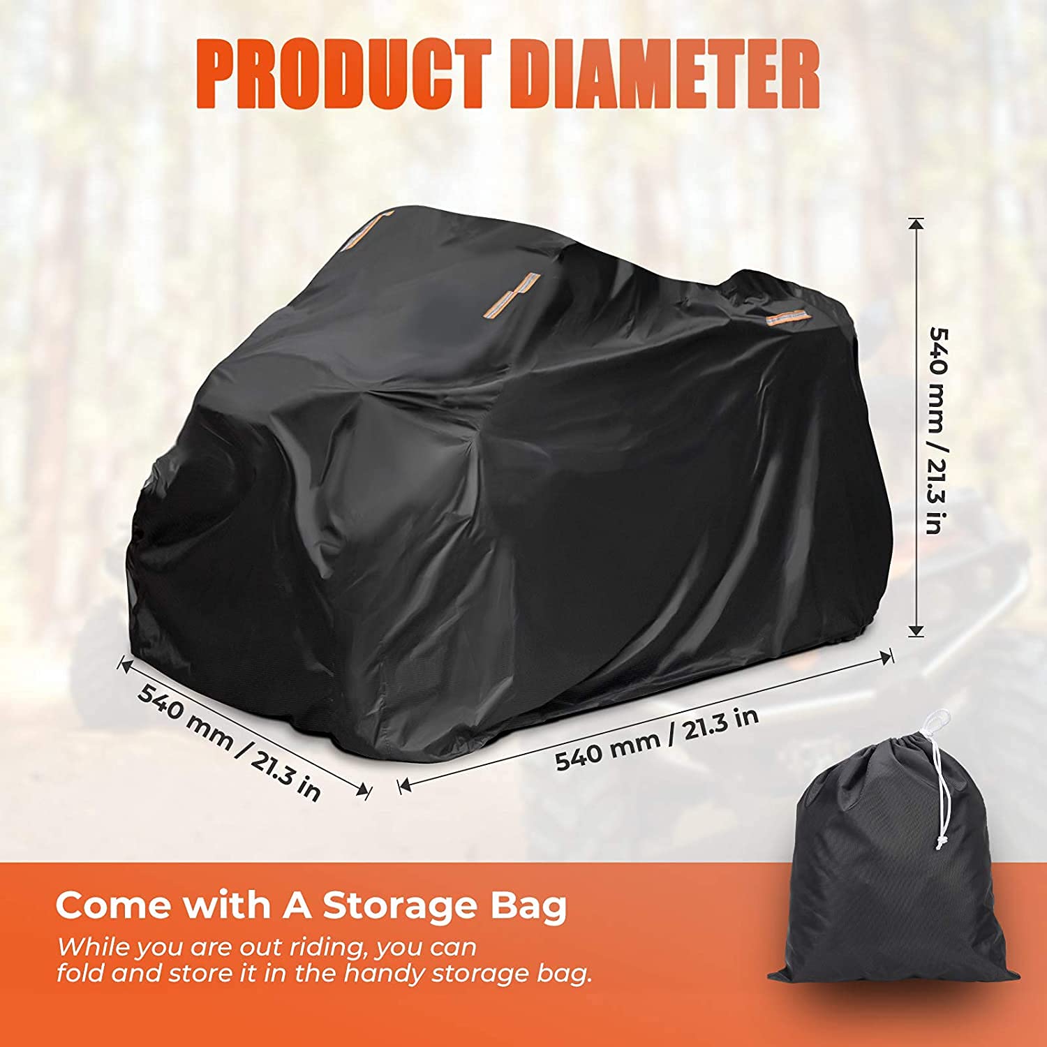 Kemimoto Cover ATV telo copriquad 300D impermeabile
