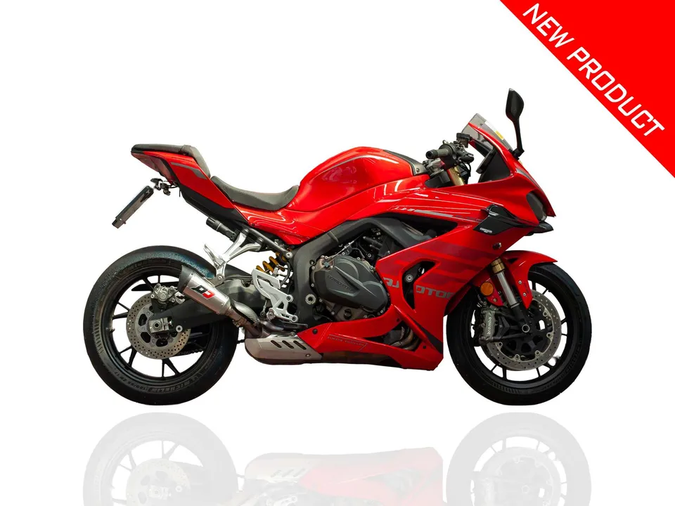 QD Exhaust Gunshot QJ Motor SRK 800 RR slip-on titanio