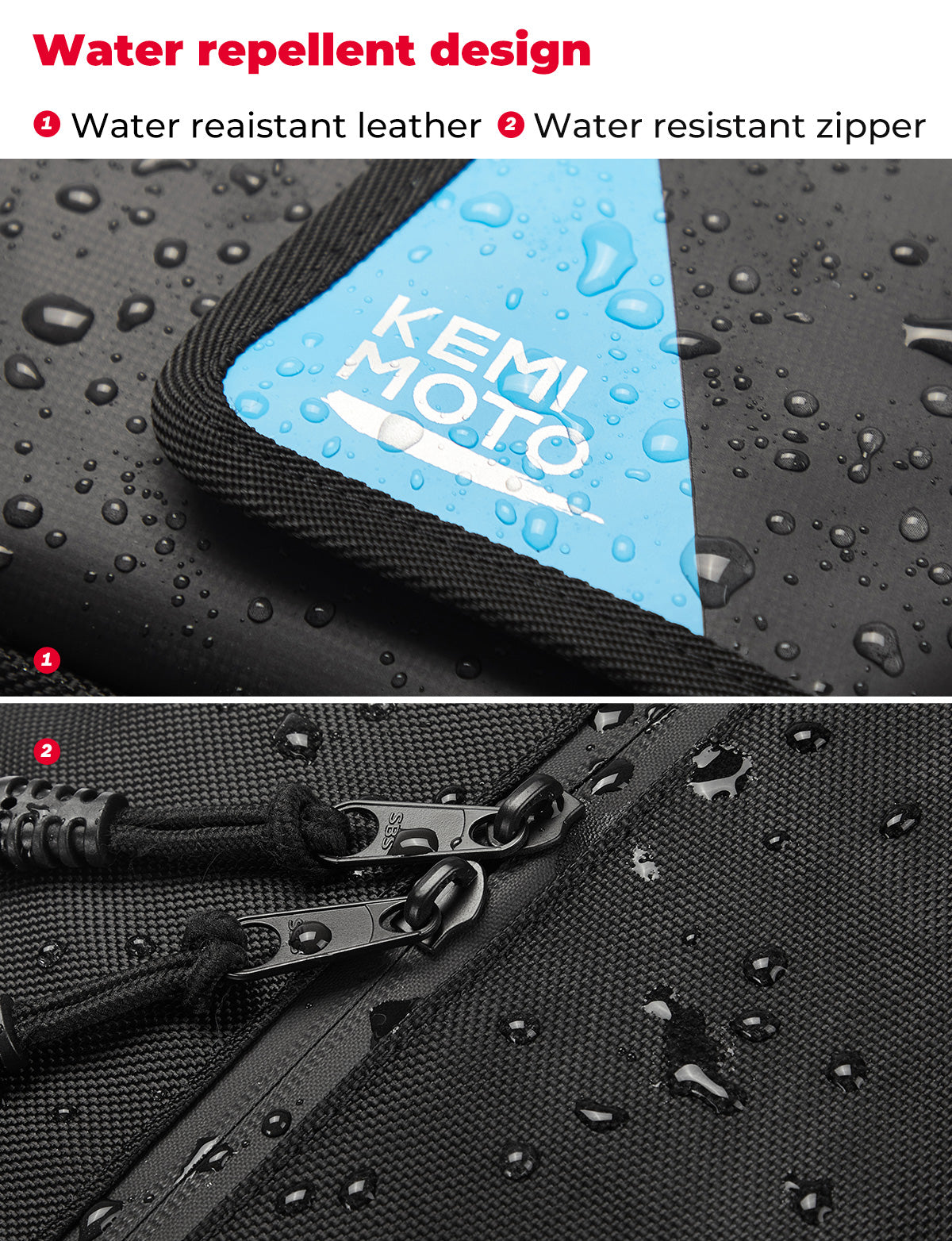 Kemimoto Ruckus 2010-2024 borsa sottosella idrorepellente
