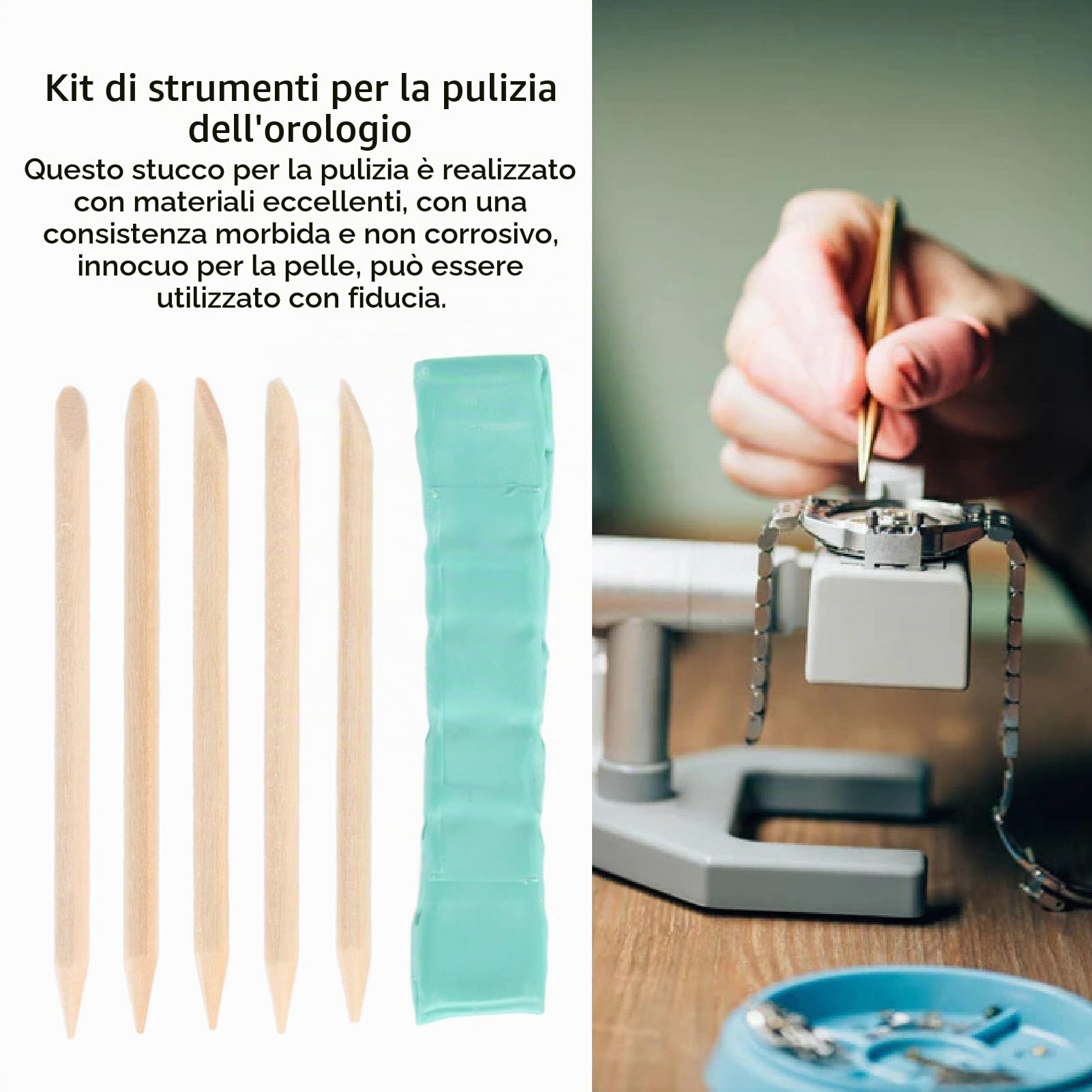 Hapivida Argilla Pulizia Orologi Pasta Lavaggio a Secco