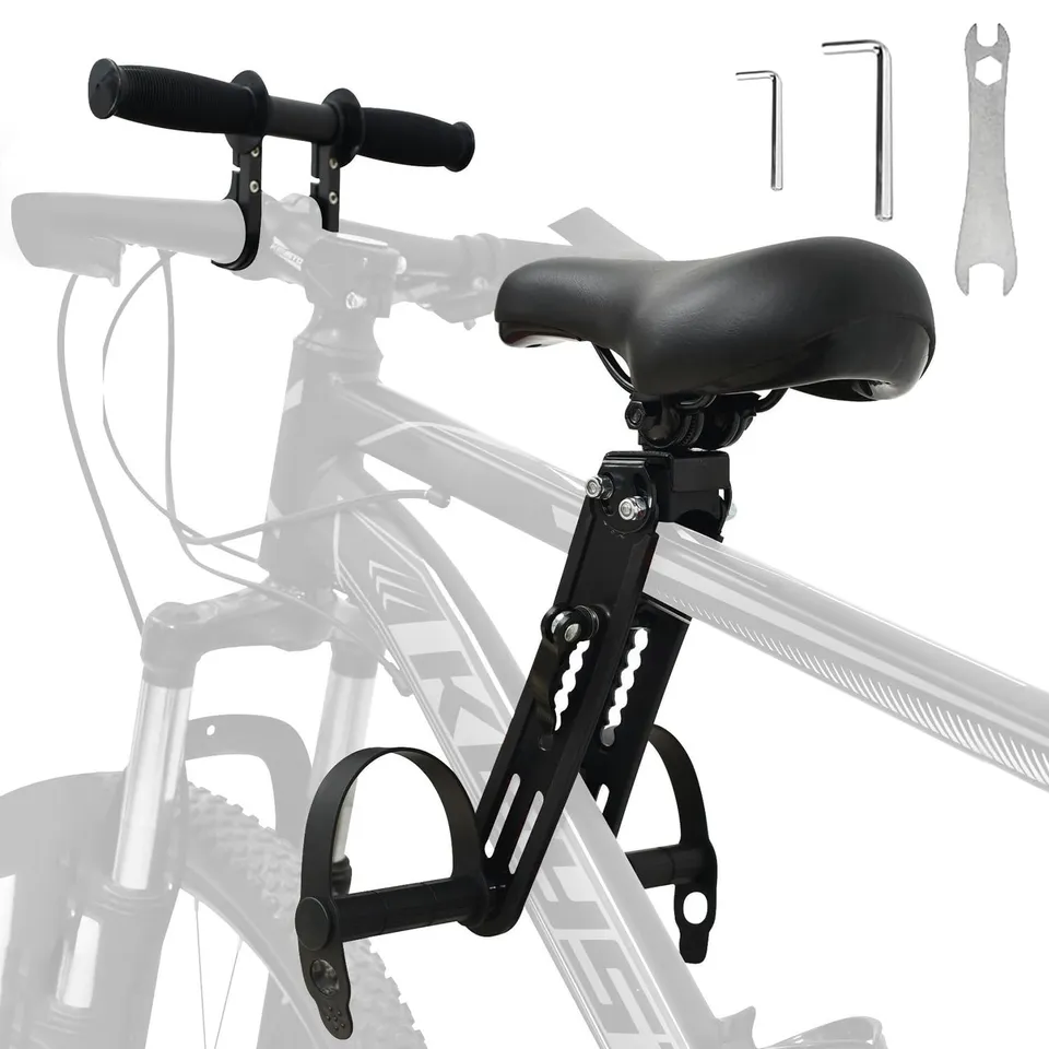 Hapivida seggiolino bici anteriore MTB #2 con manubrio alluminio