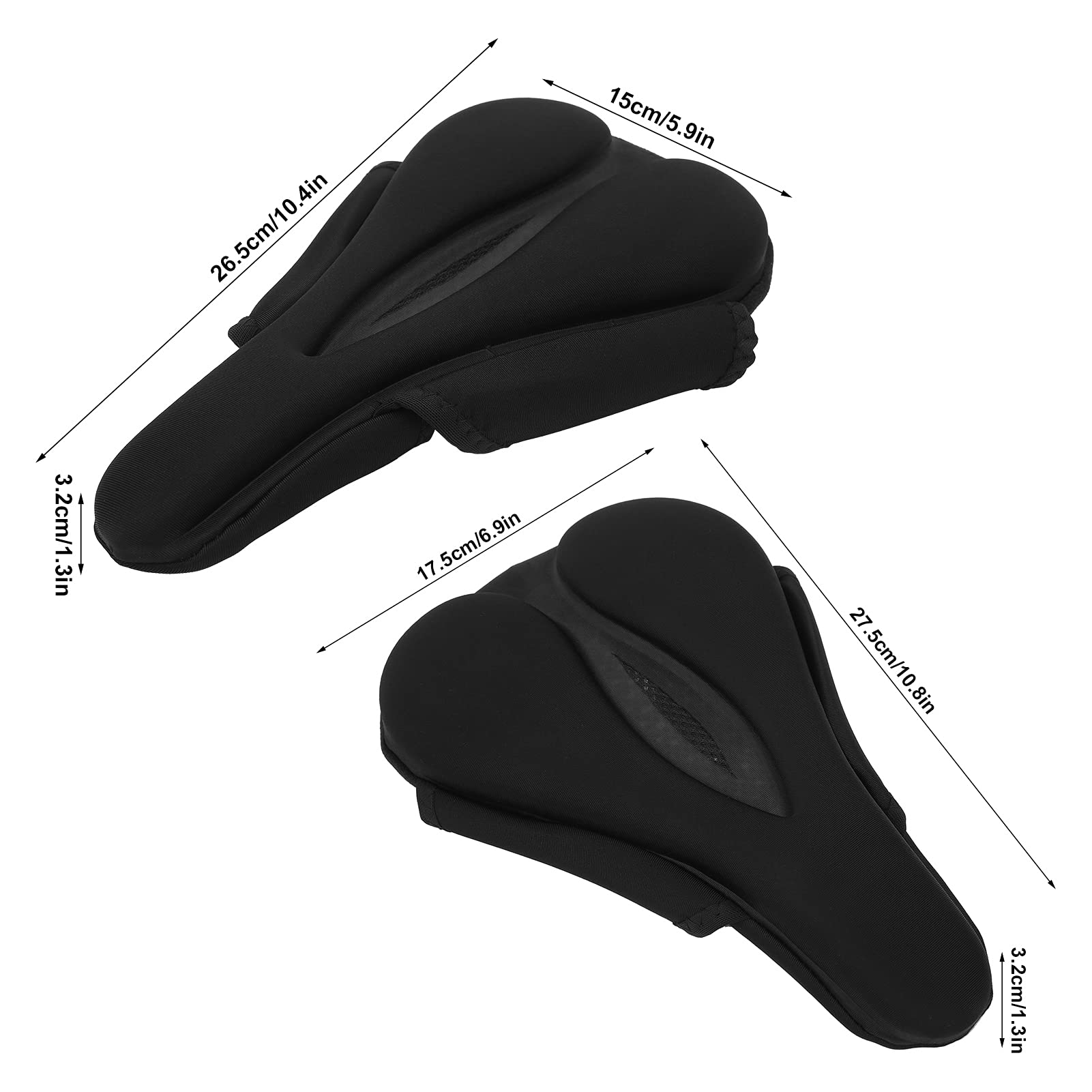 Kuuleyn coprisella bici silicone nero traspirante