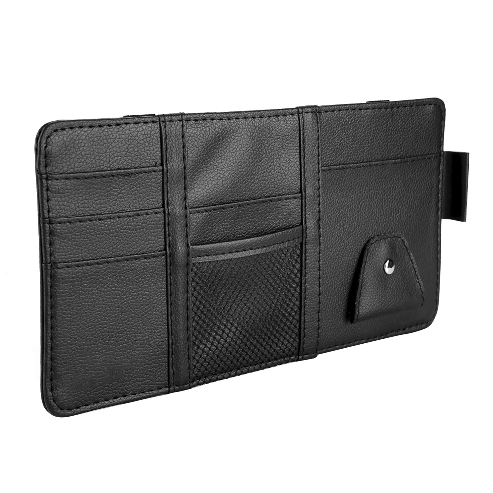 Kuuleyn organizer visiera parasole 310x150mm pelle PU nero