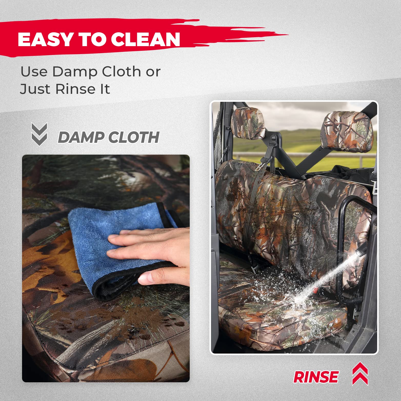 KEMIMOTO Ranger Crew 1000 Coprisedili Oxford Idrorepellente