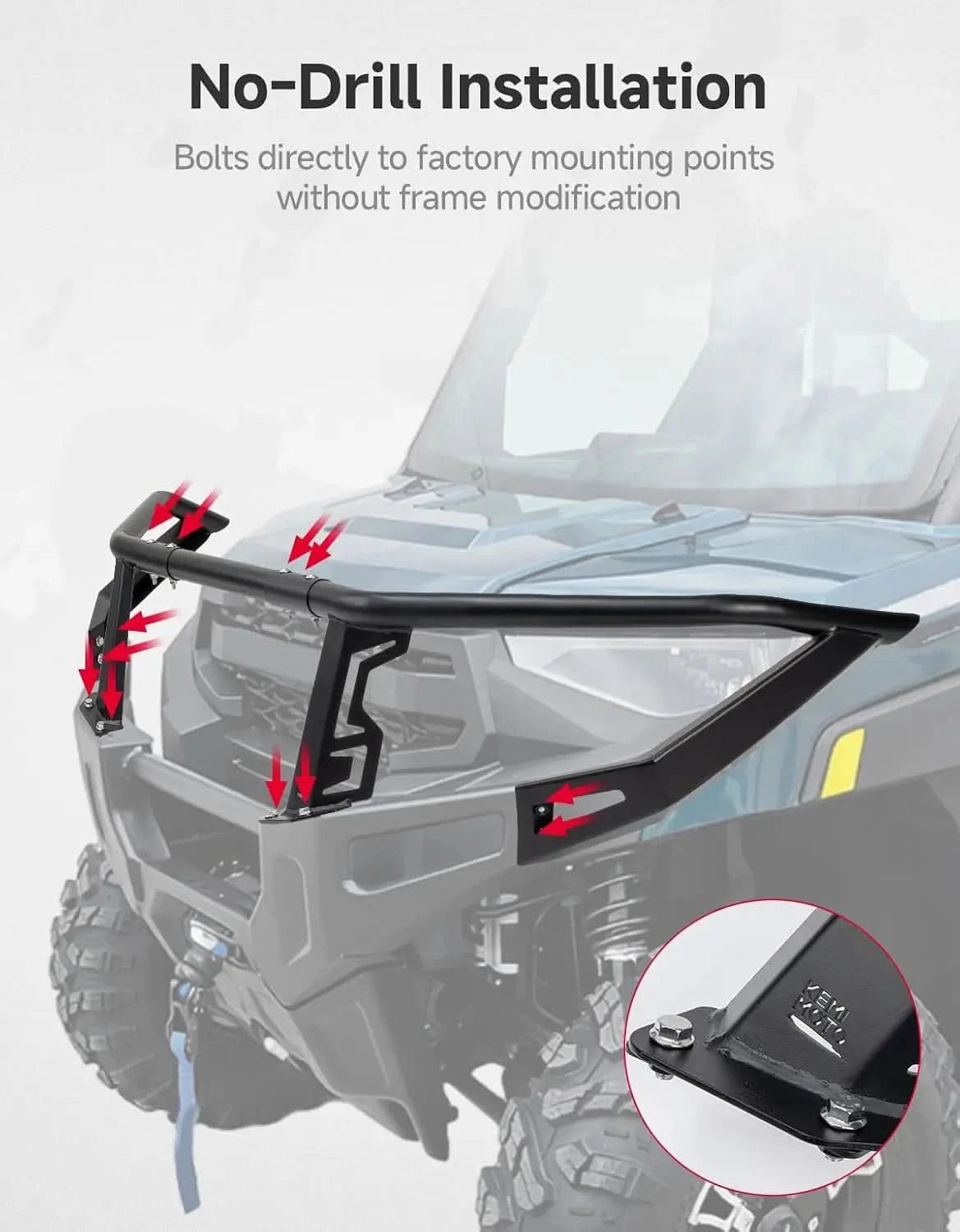 Kemimoto Ranger XP 1000 bull bar anteriore 2025-2026