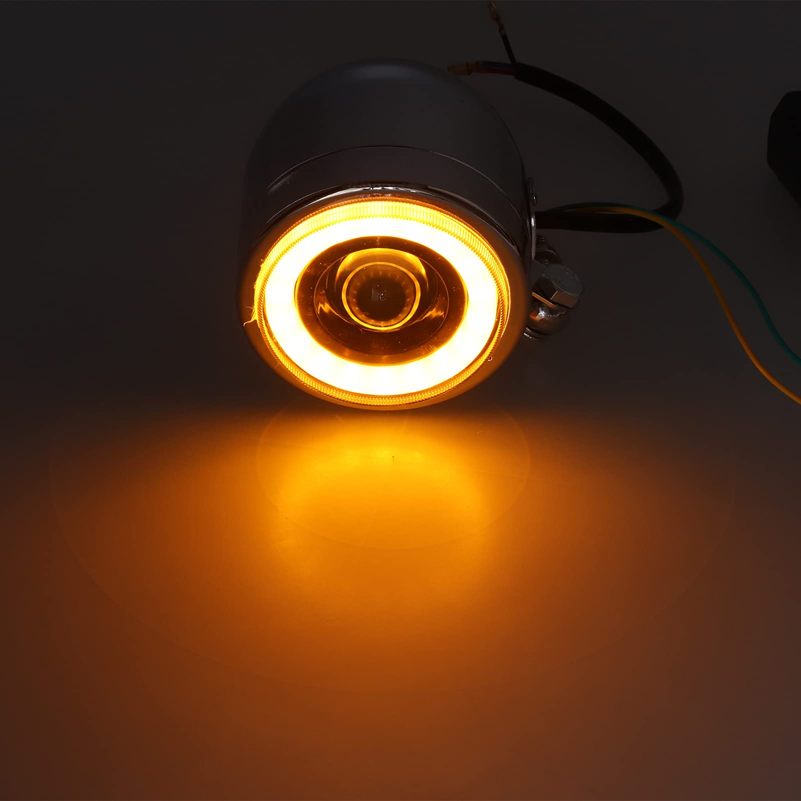 Hapivida faro led moto 4,25 pollici universale occhio angelo C