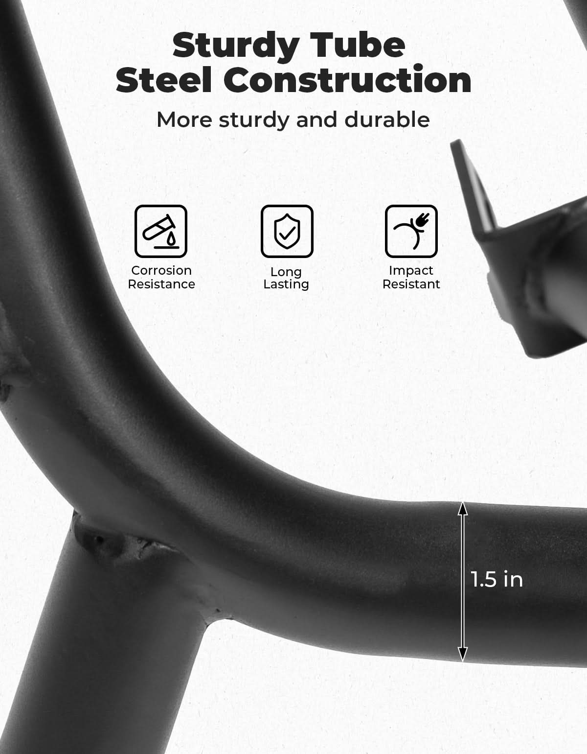 Kemimoto RZR XP 1000 paraurti posteriore acciaio 38 mm