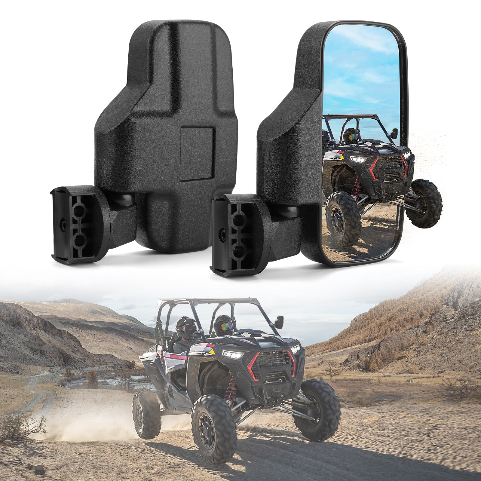 KEMIMOTO RZR borsa sedile centrale + specchietti laterali