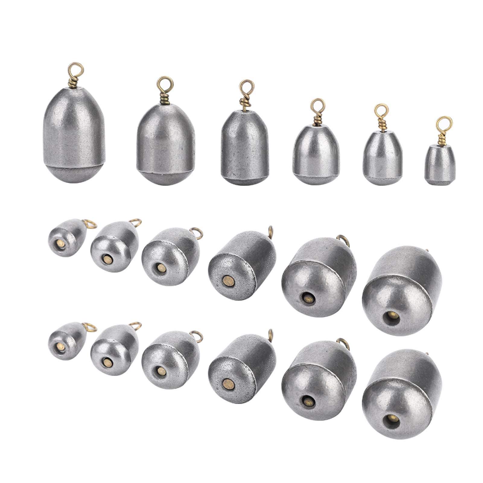Kuuleyn Set Piombini da Pesca 18 Pezzi Piombi Sferici 4-28 g