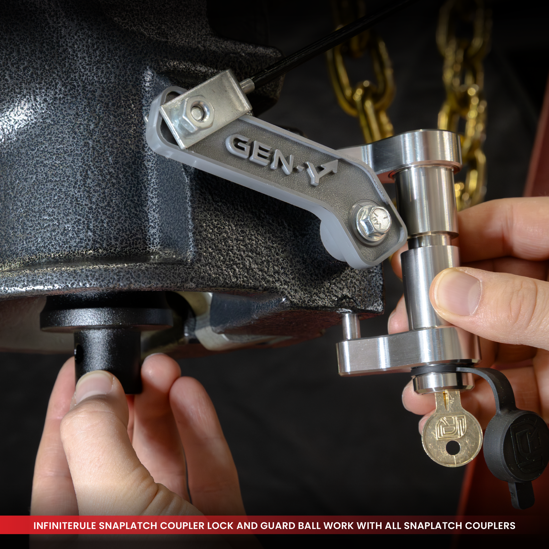 GEN-Y Hitch Guard Ball sfera antifurto SnapLatch