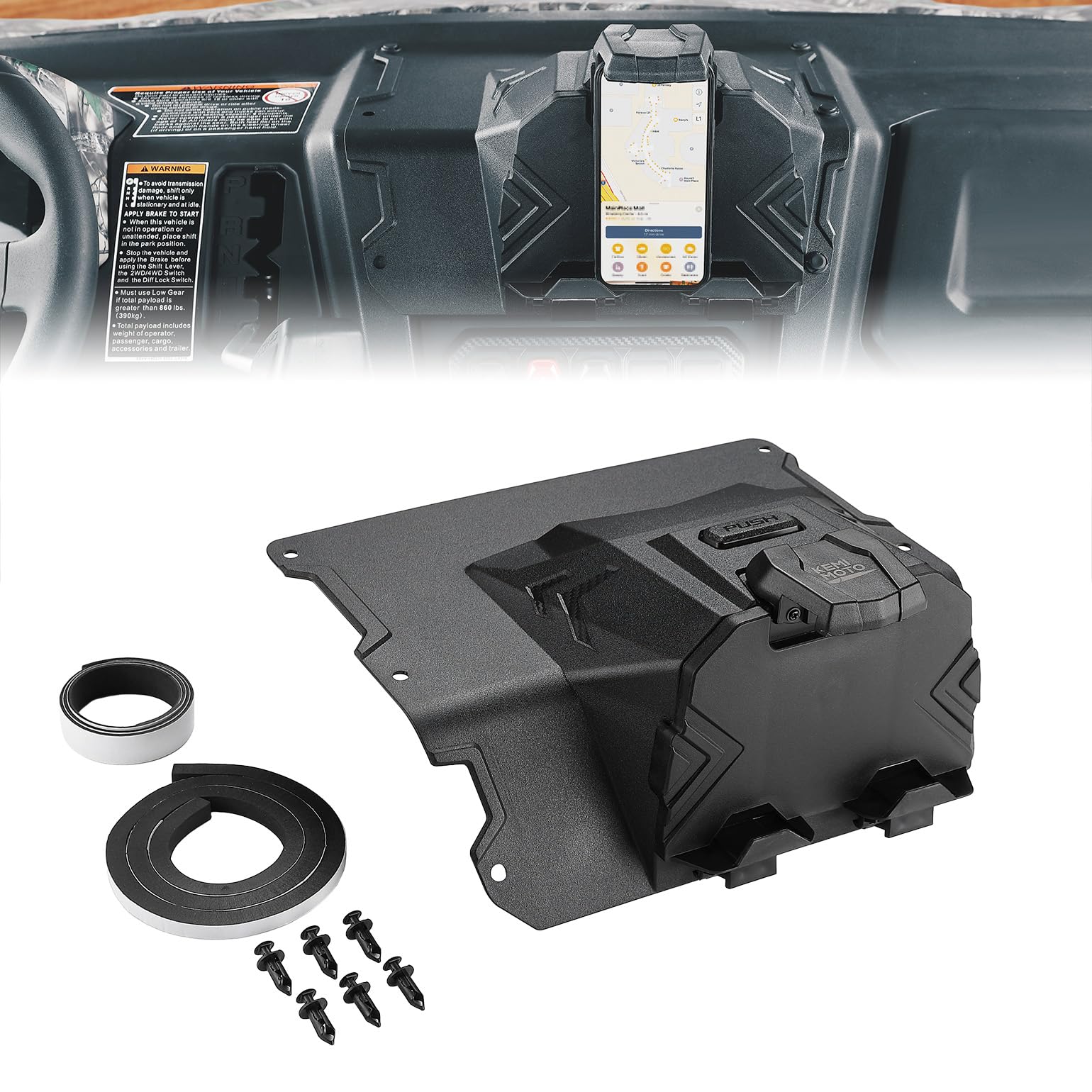 KEMIMOTO UForce 1000 supporto tablet 5-8,1 pollici con box