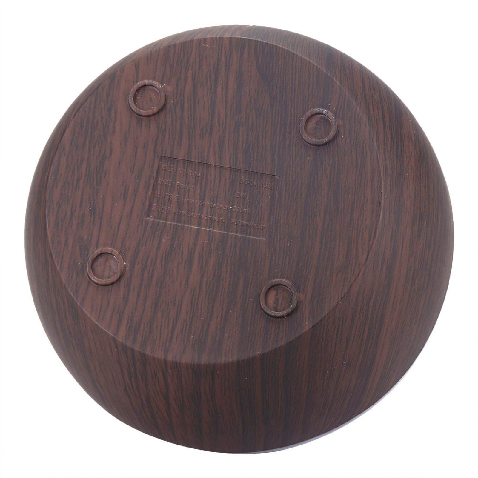 Kuuleyn Umidificatore USB 300ml Legno LED Colorati