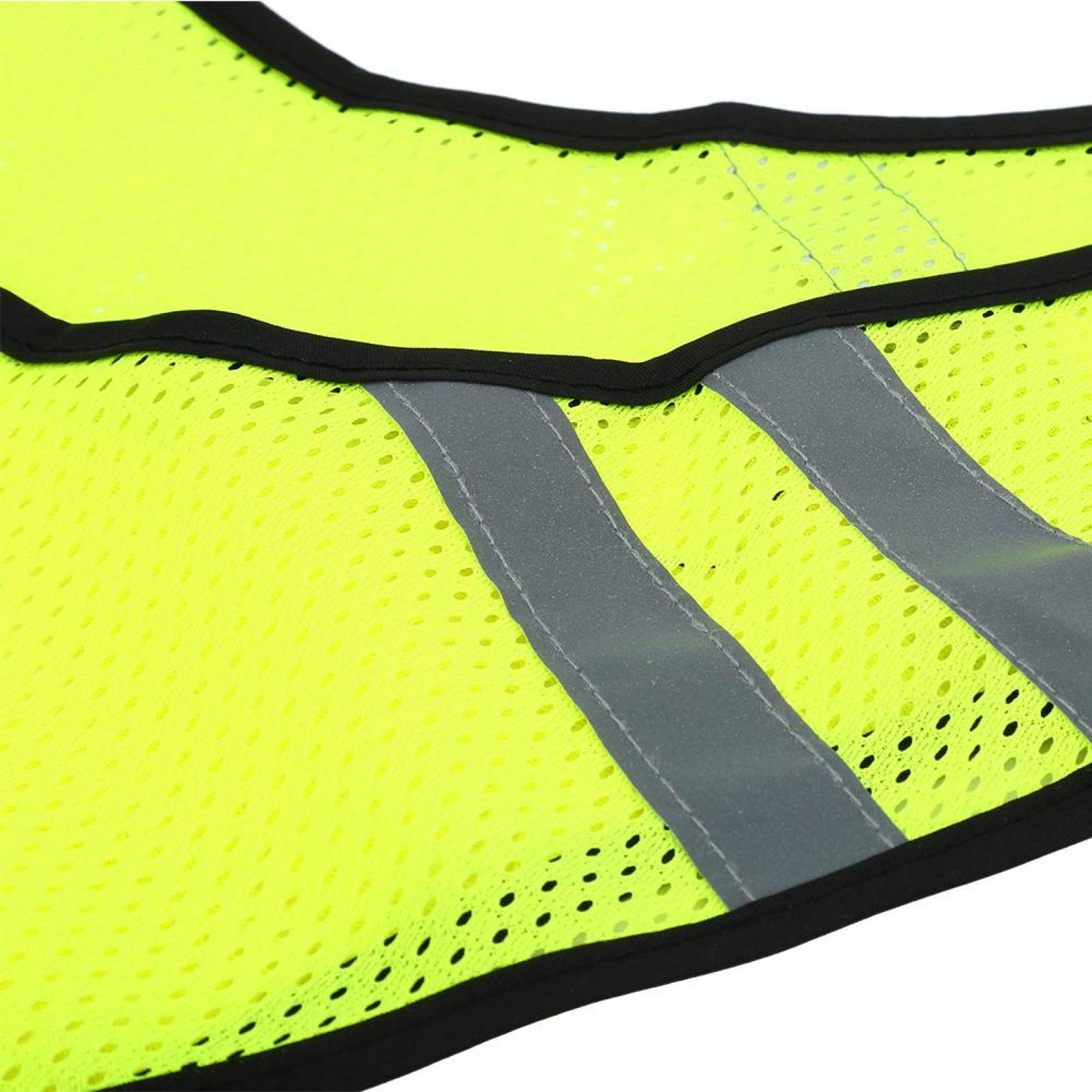 Kuuleyn Gilet Sicurezza Riflettente Rosso Regolabile