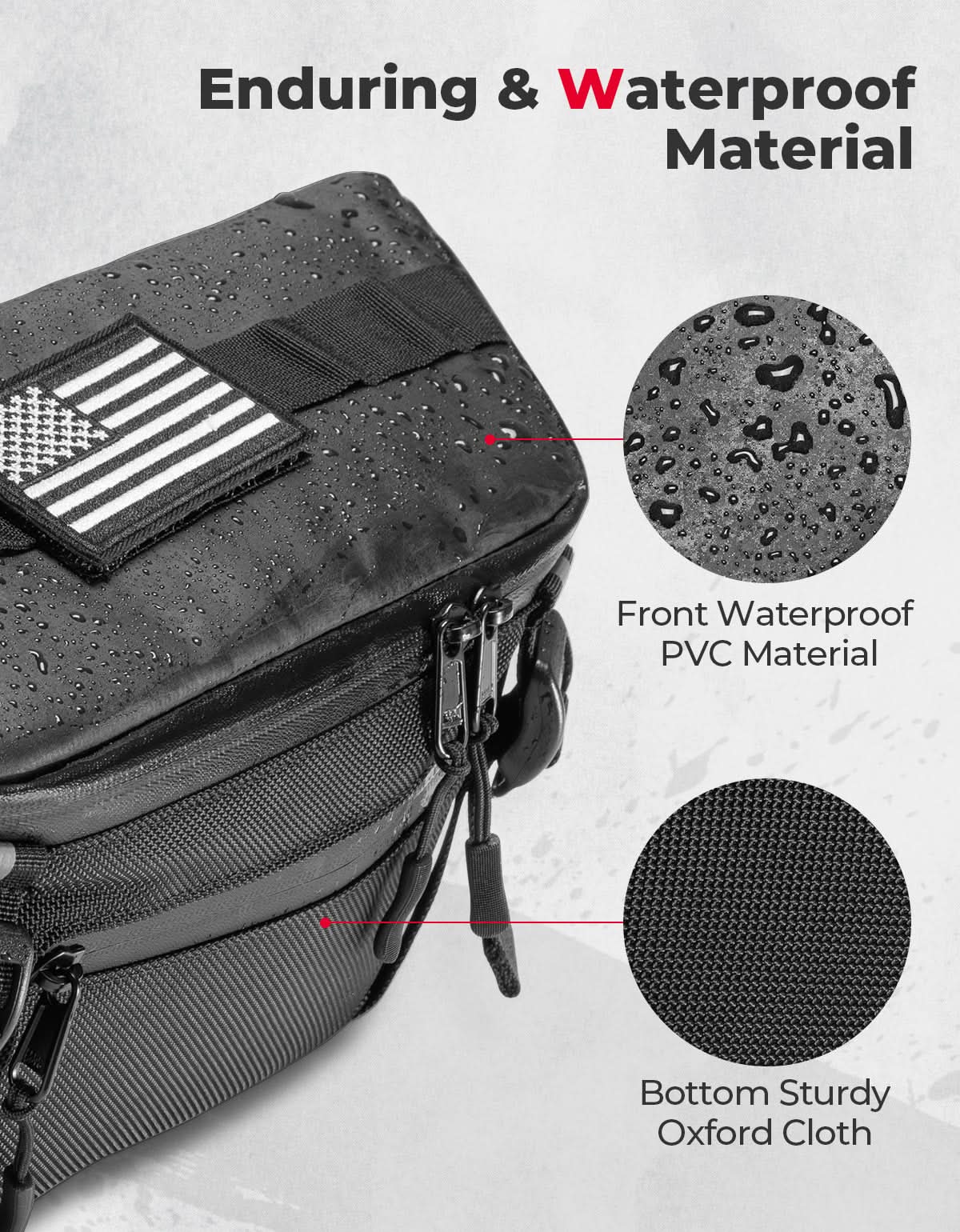 Kemimoto borsa manubrio moto impermeabile universale