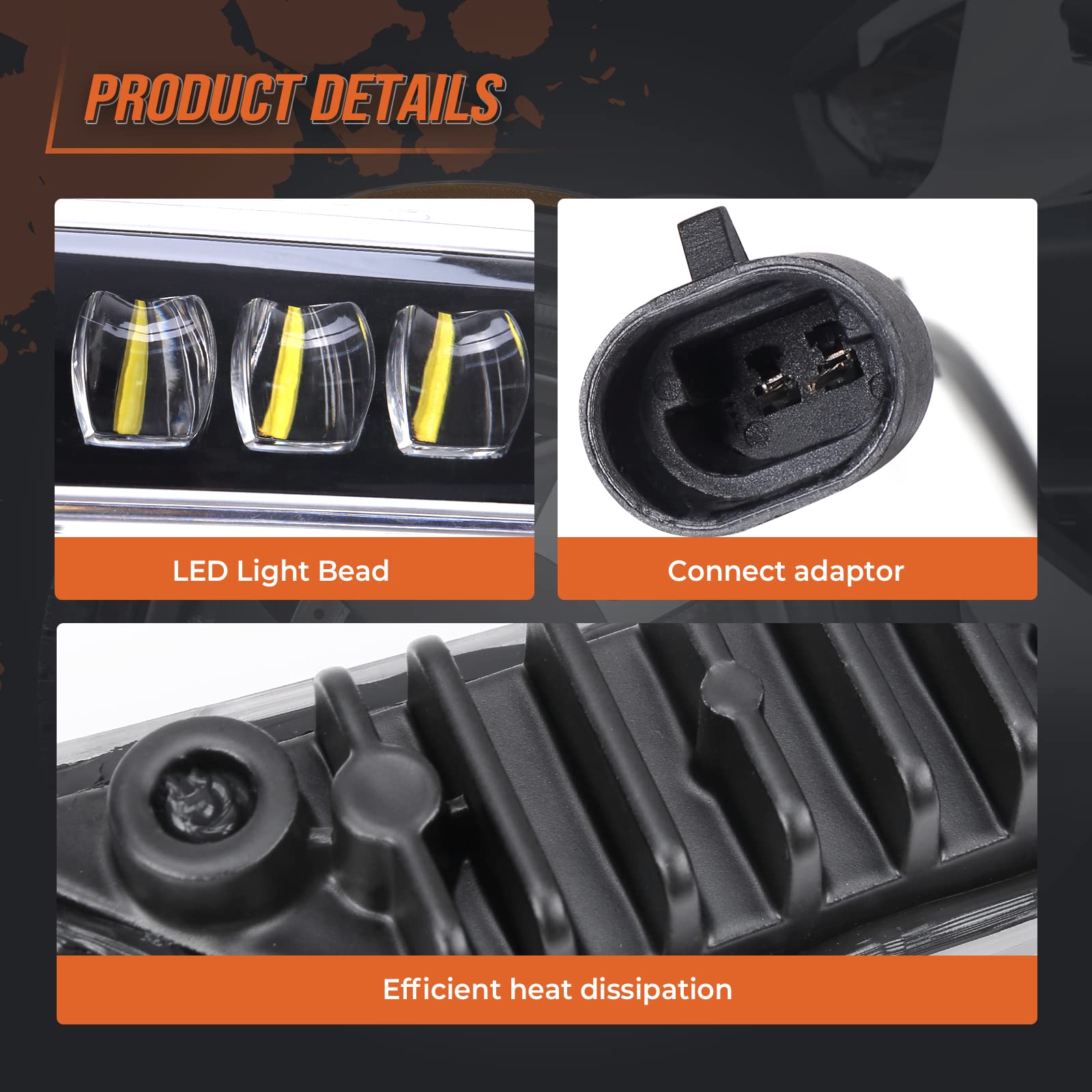 Kemimoto B0801-02701CL barra LED paraurti Ryker IP67