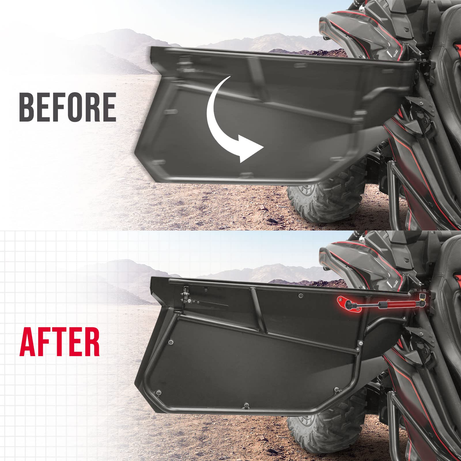 KEMIMOTO Maverick X3 kit pistoncini porta per X3