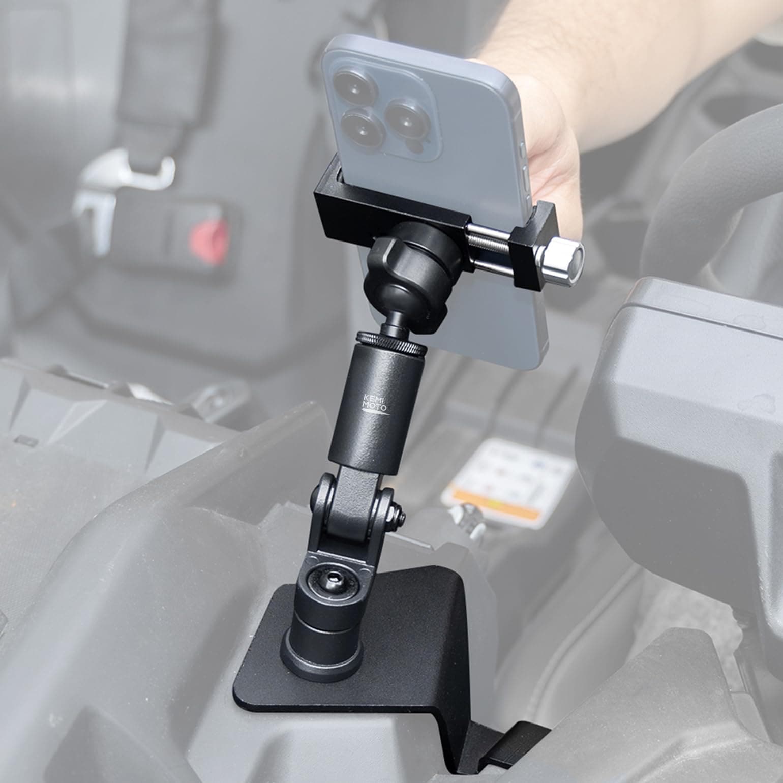 KEMIMOTO Maverick X3 Supporto Telefono CNC 360° Alluminio