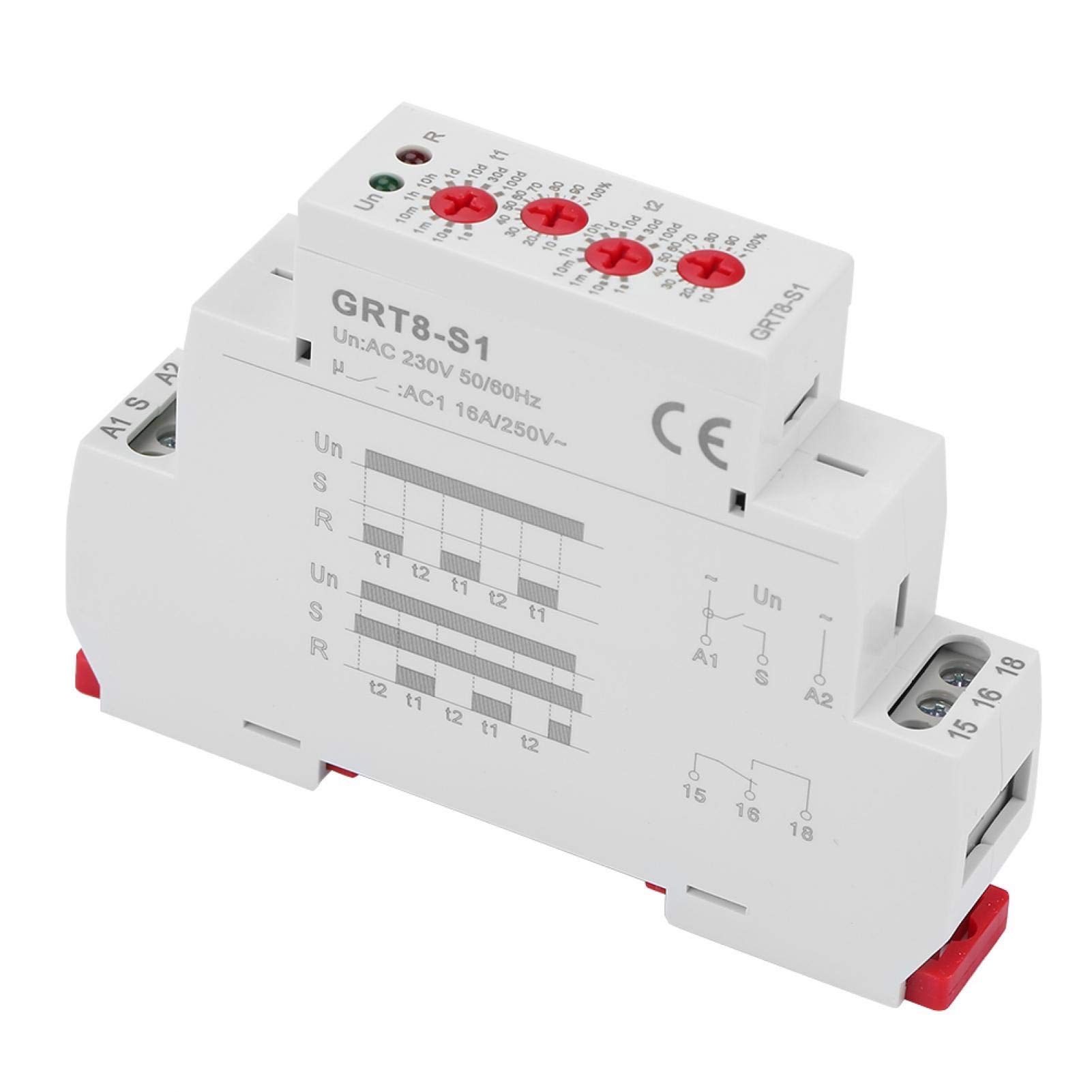 Kuuleyn GRT8-S1 timer ciclo AC230V guida DIN