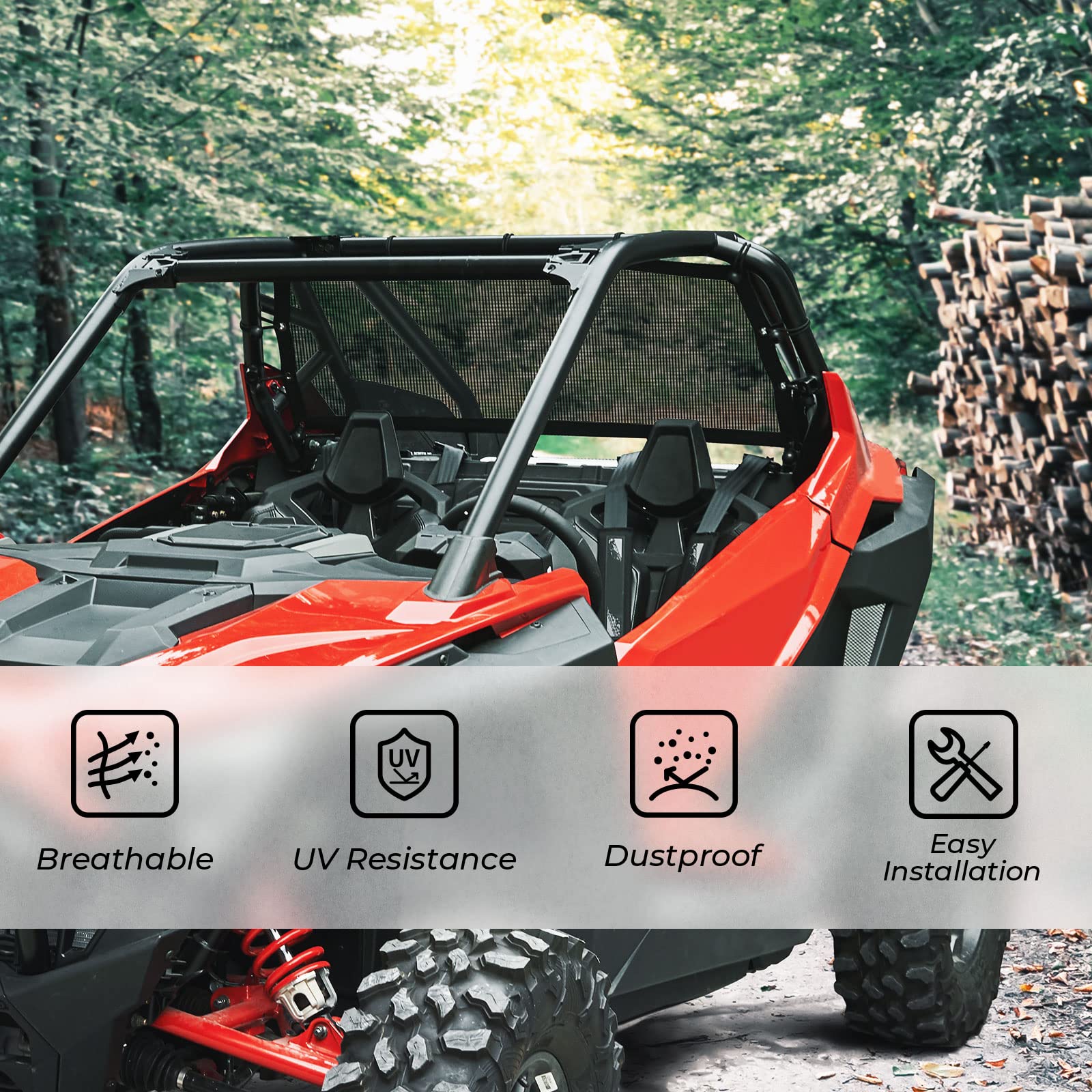 KEMIMOTO RZR PRO XP rete lunotto posteriore ventilata