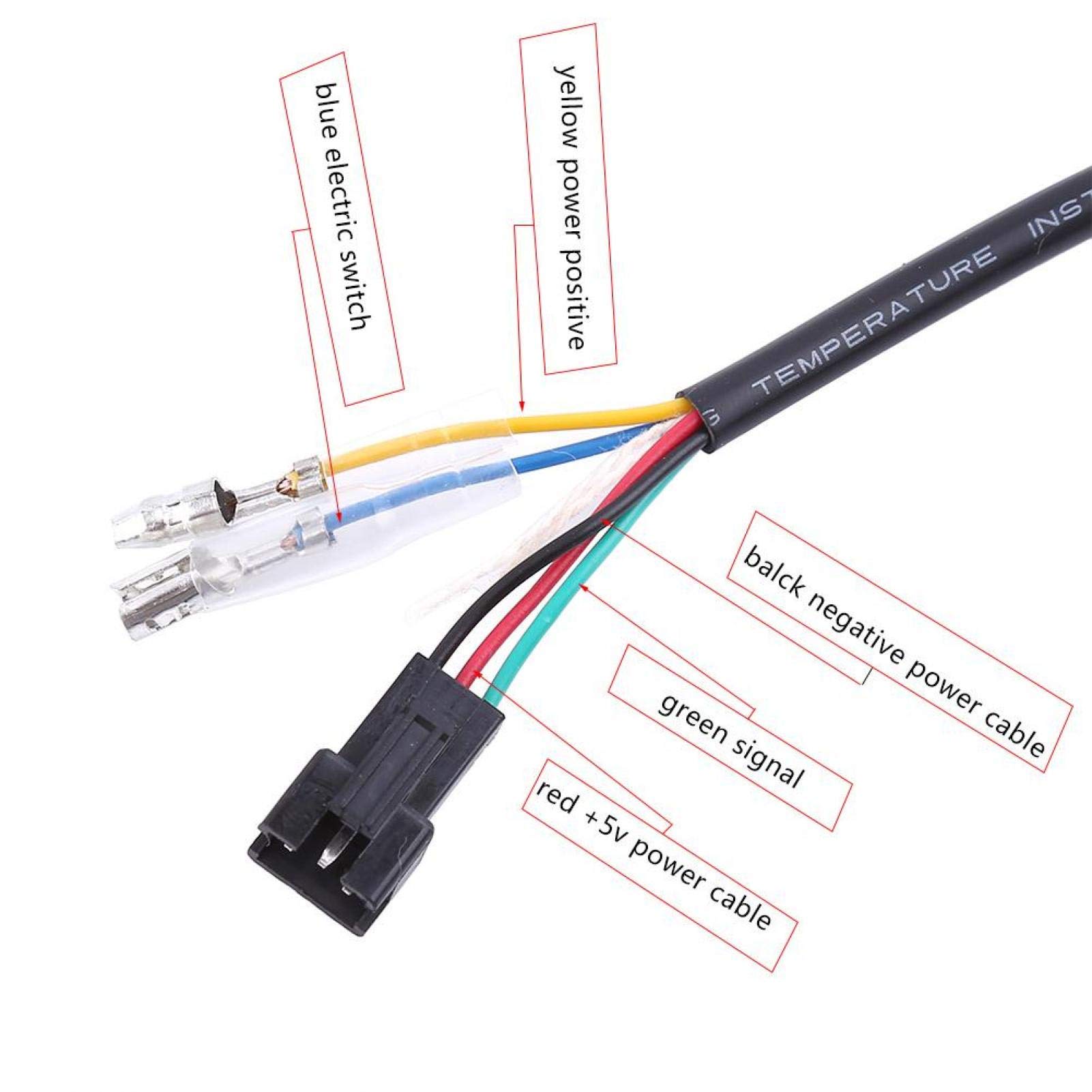 Kuuleyn Manopola Acceleratore Bici Elettrica Argento LED