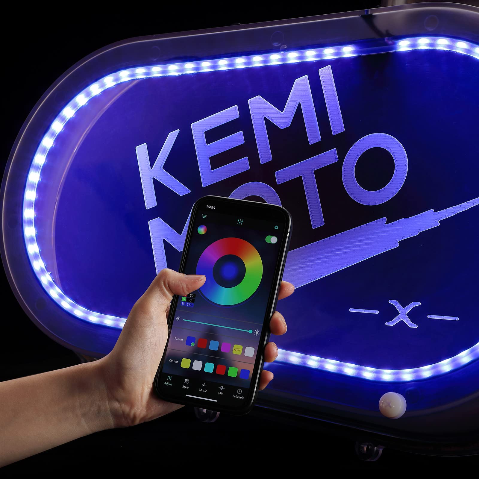 Kemimoto Maverick X3 cover frizione esterna RGB trasparente