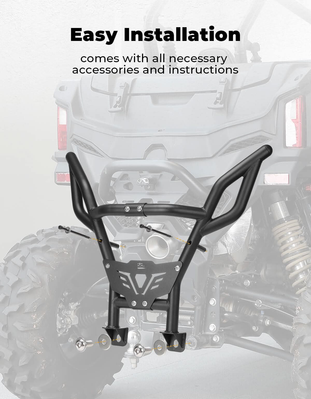 KEMIMOTO ZFORCE 950 paraurti posteriore metallo